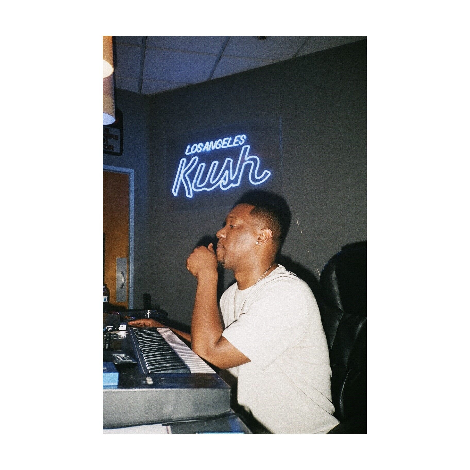 Hit boy in the studio