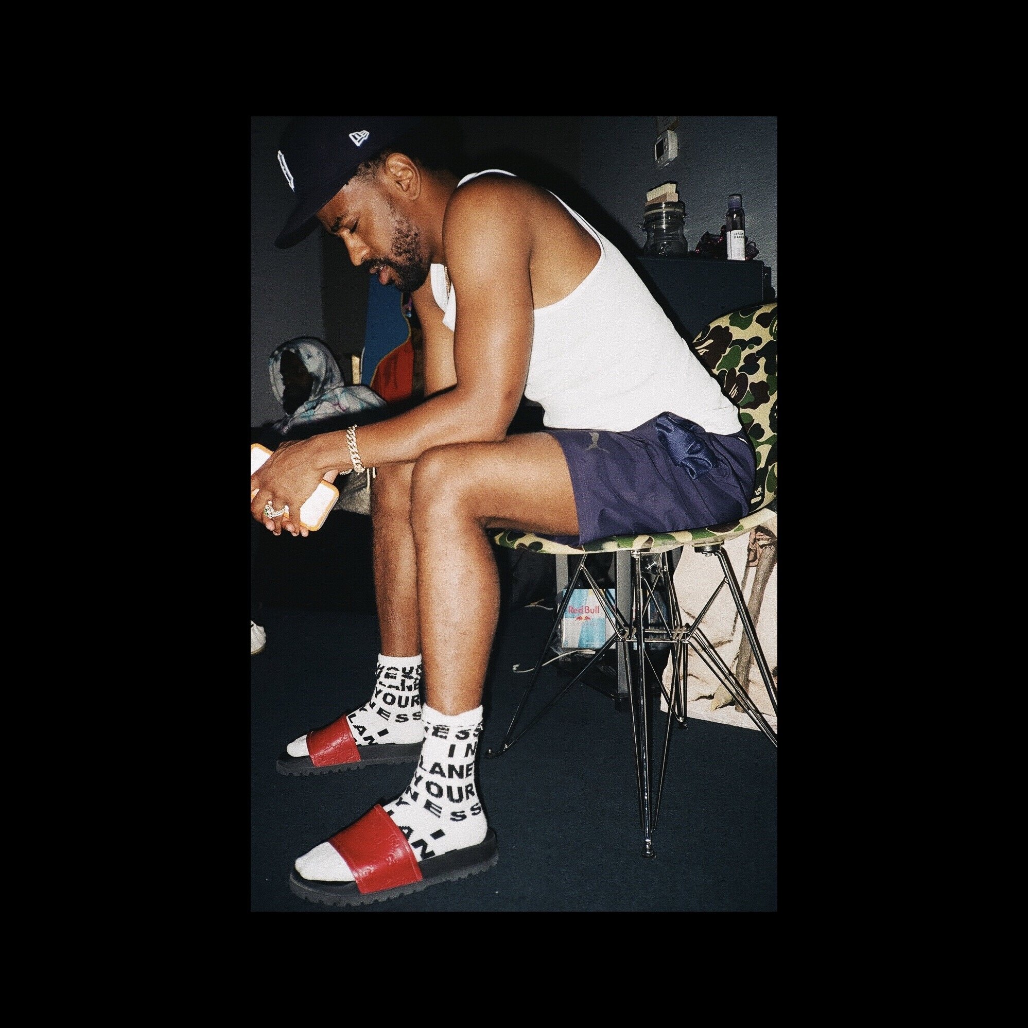 Big Sean in the studio