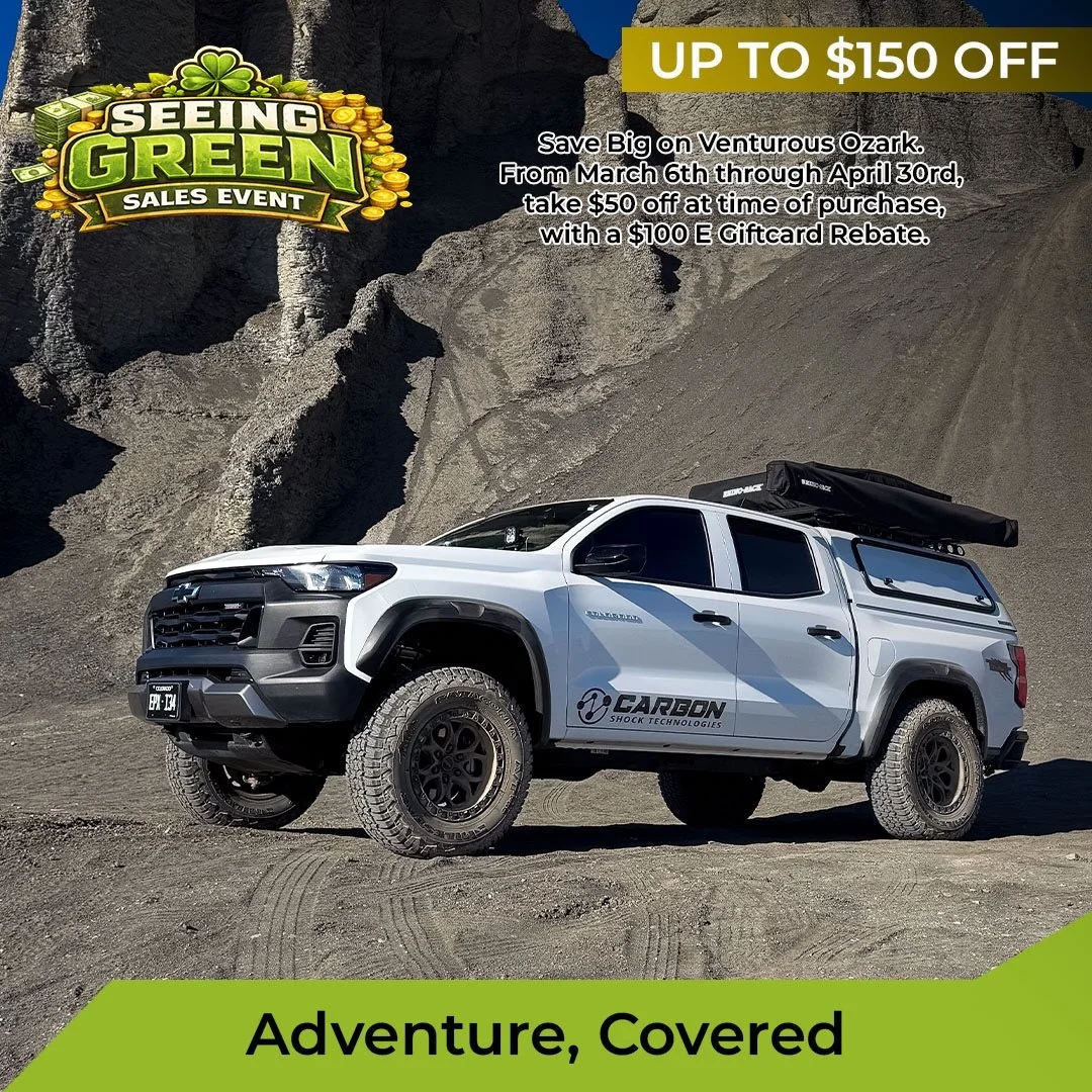 Call or stop by the store to save big now on a new Venturous Ozark!