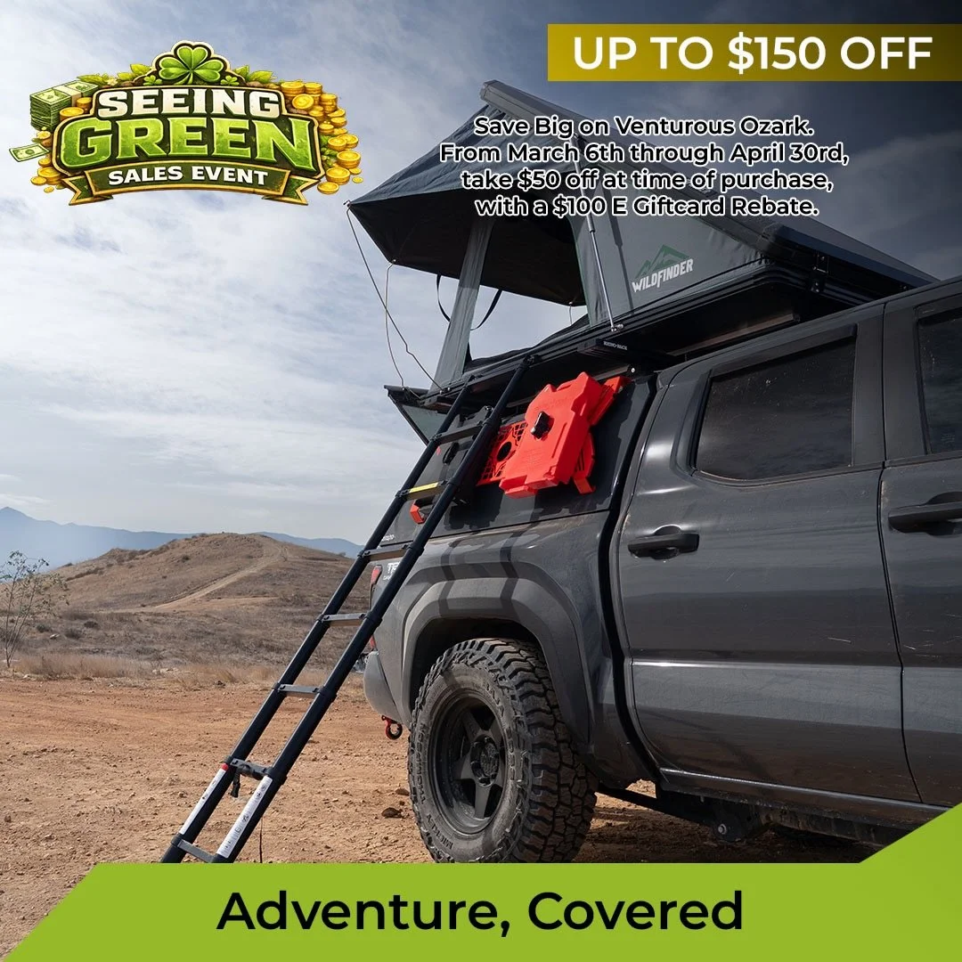 The Seeing Green sale is still going strong! Order your new Venturous Ozark today!