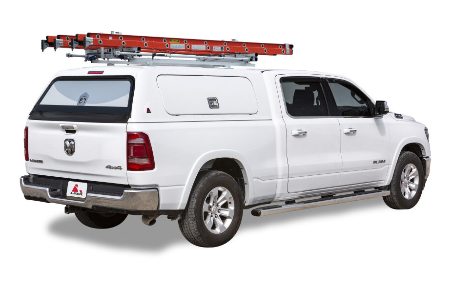 LEER 100SCC Commercial Fiberglass Topper Chevy Colorado Thule Rack S-Cargo Truck Caps Colorado
