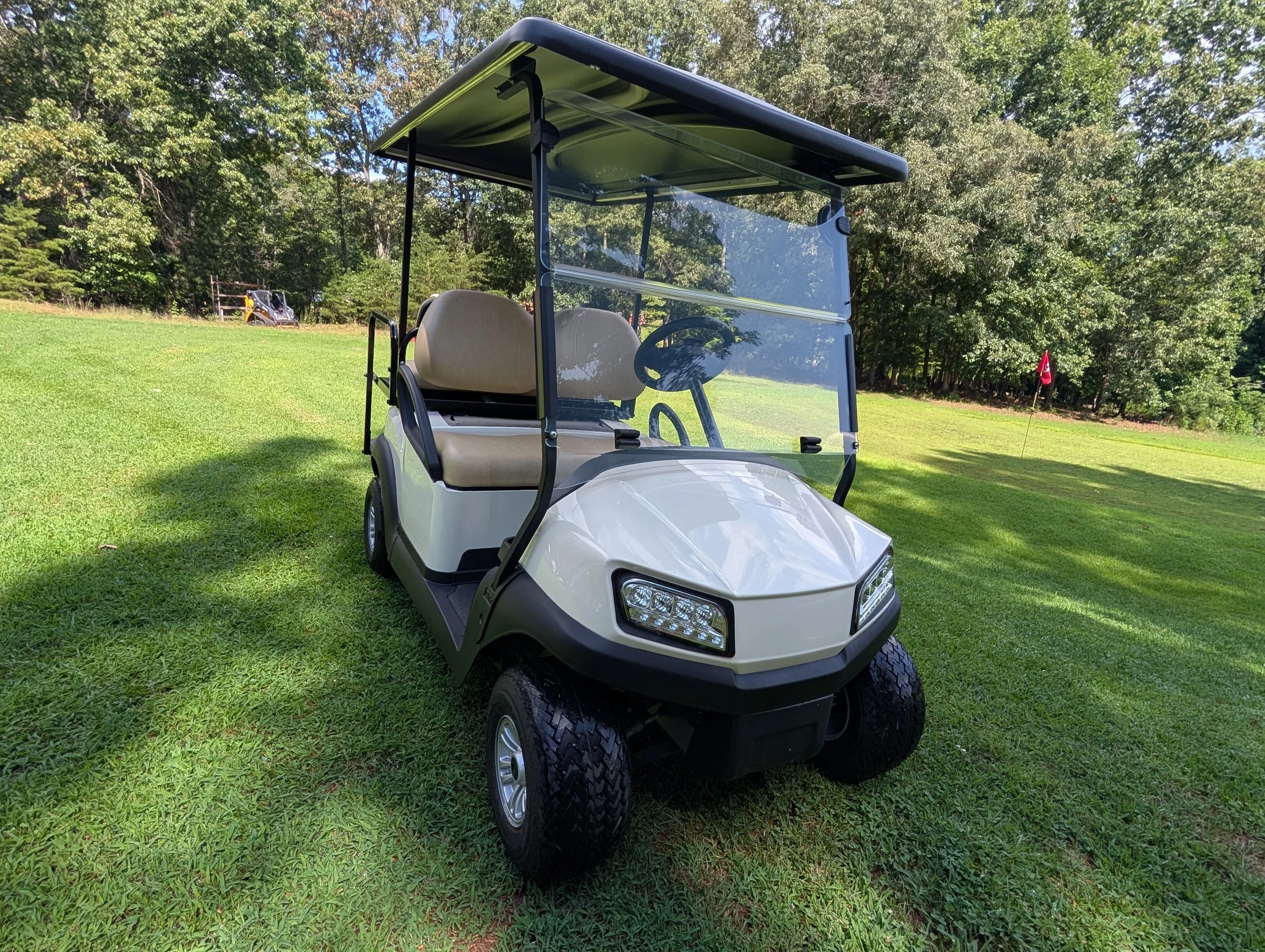 2022 ClubCar Tempo Cashmere Stock Non Lifted with Rear Flip Seat