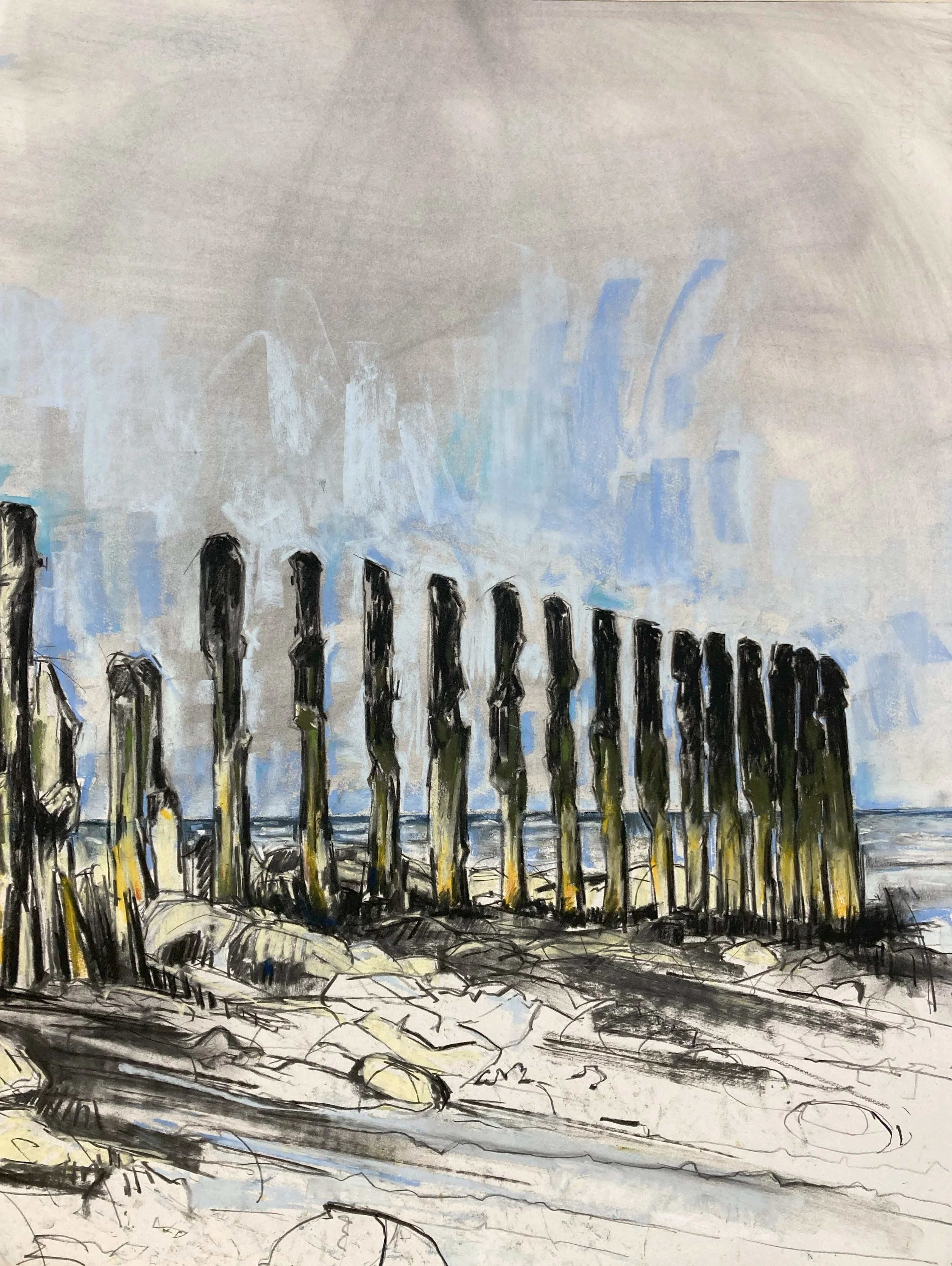Spurn Point 3 (2025, 1695 x 760mm) Pastel, charcoal, graphite.jpg