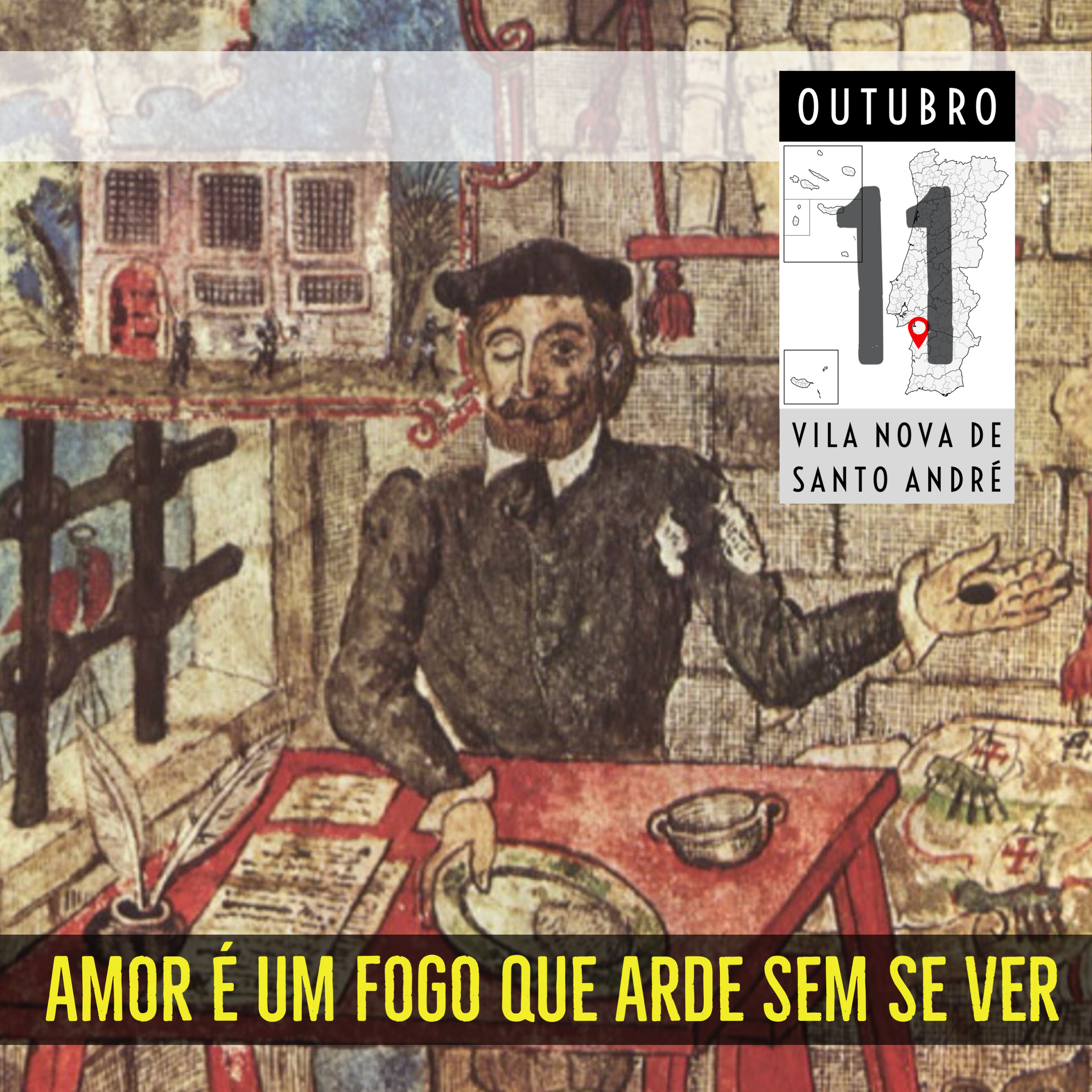 Amor é um fogo que arde sem se ver