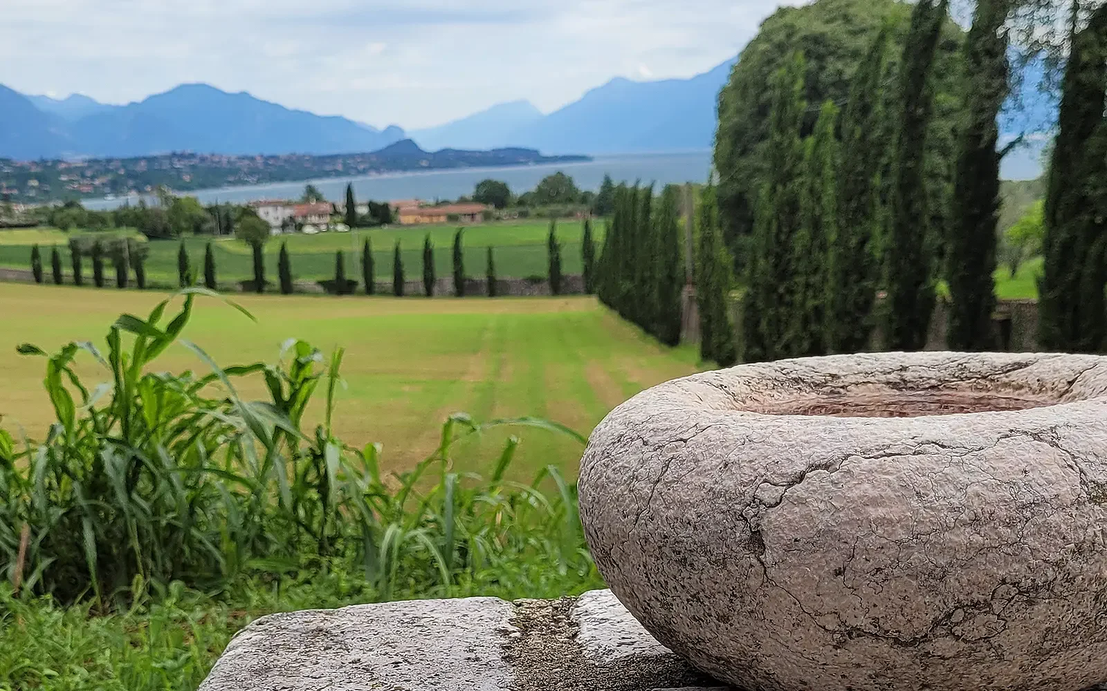Particolare del luogo dei ritiri di meditazione