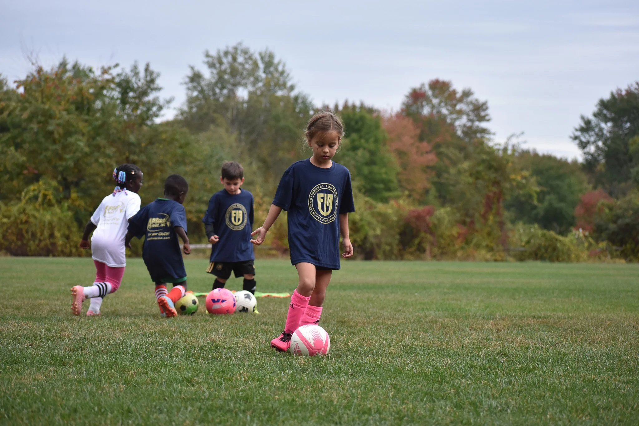 Young IFA players training together