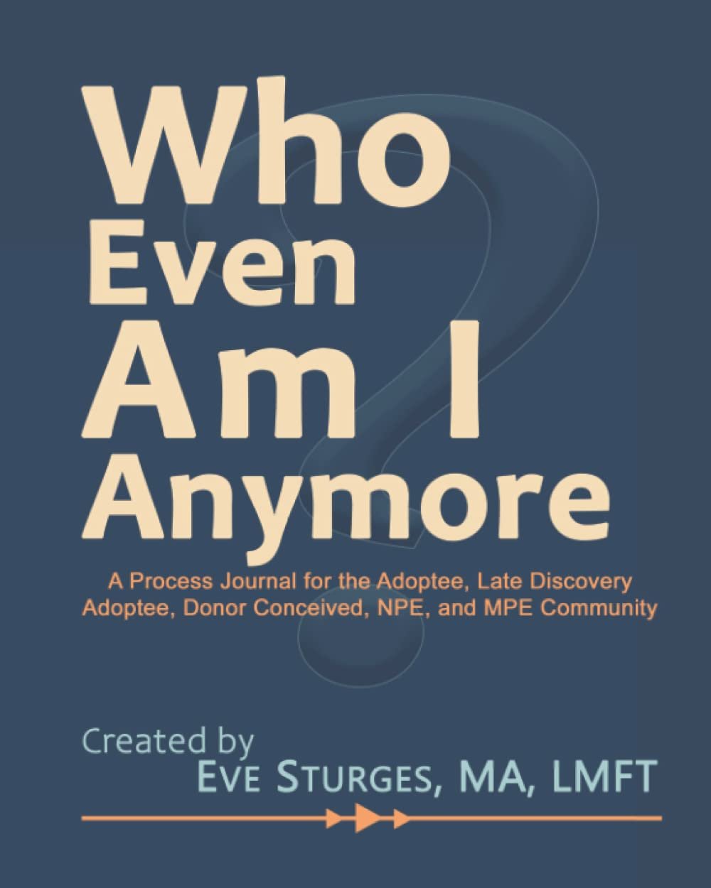 Who Even Am I Anymore? is a guided journal by Eve Sturges created for donor-conceived people navigating identity, unexpected discoveries, and the questions that often follow. Through thoughtful prompts and reflective writing, it offers space to explo