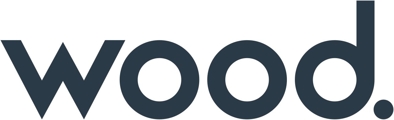Close-up of the word 'wood' in bold, dark gray letters.
