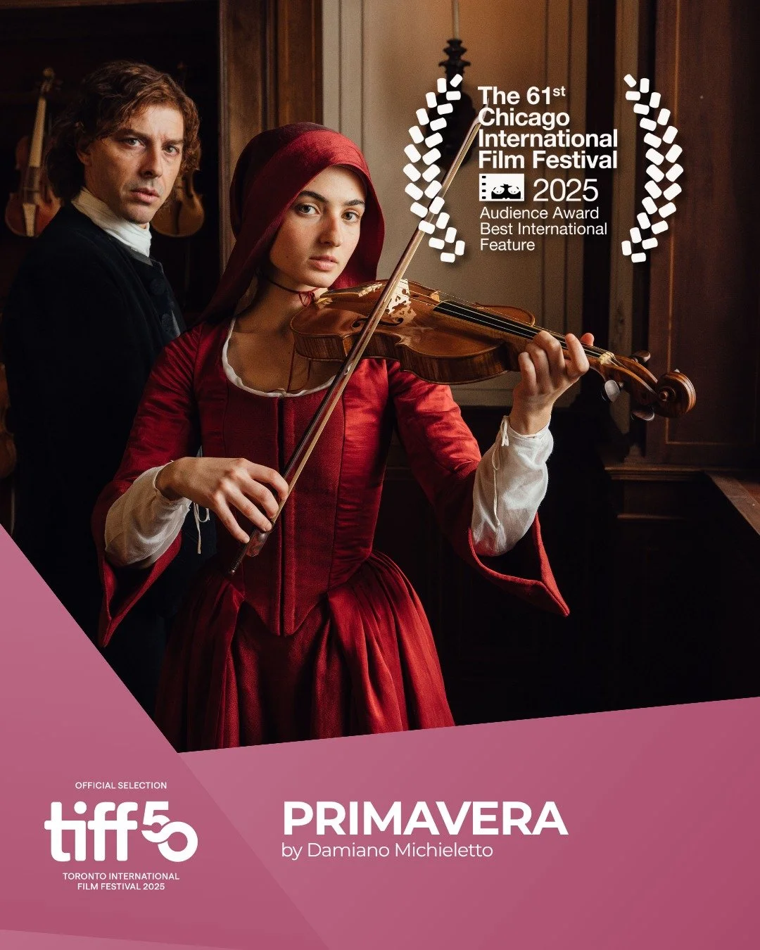 Great news coming from Chicago! Damiano Michieletto's PRIMAVERA has just won the Audience Award for Best International Feature! 🔥