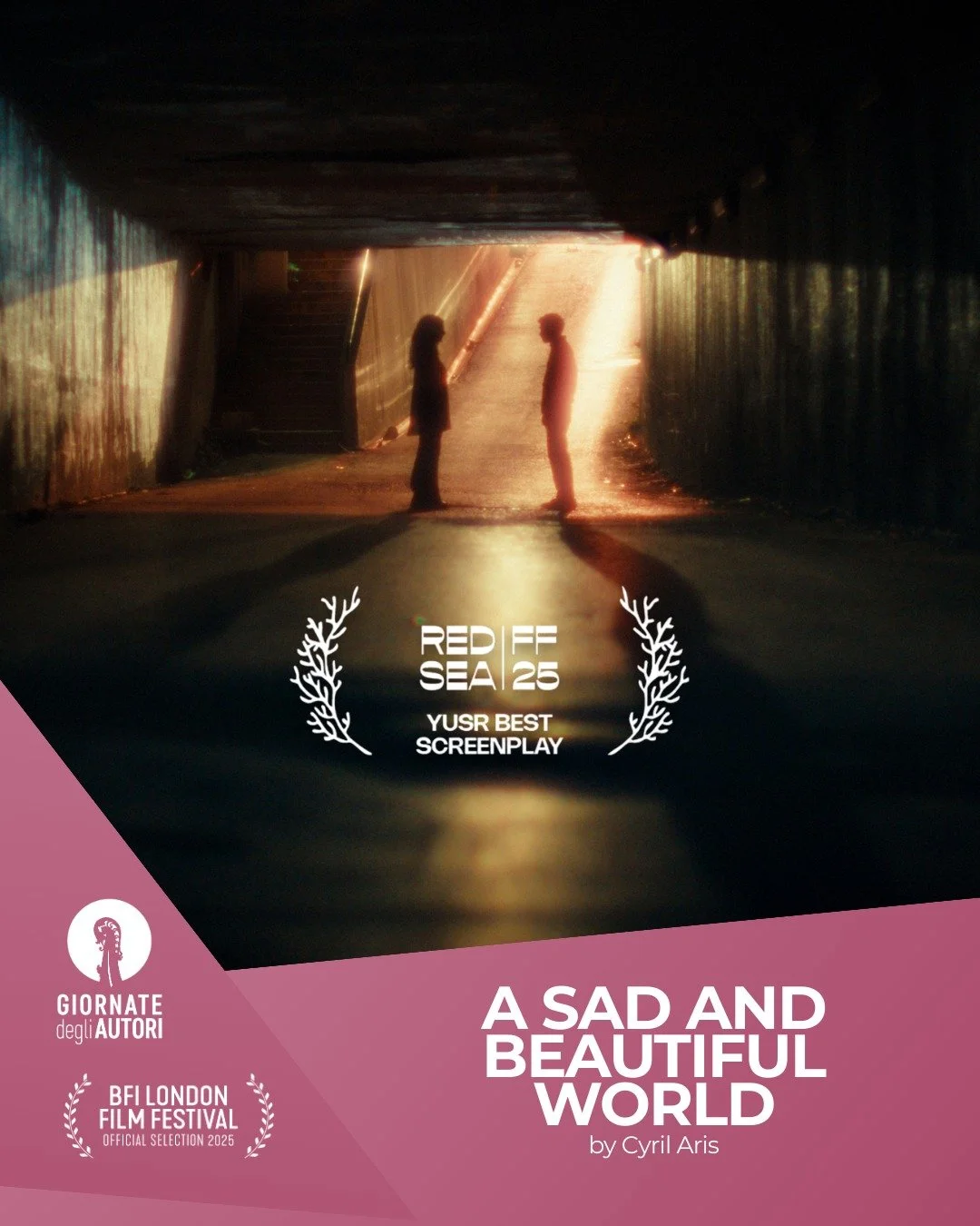 Cyril Aris' A SAD AND BEAUTIFUL WORLD just won the Best Screenplay Award at the Red Sea FF! 🔥

Massive congratulations to Cyril Aris and Bane Fakih! 👏