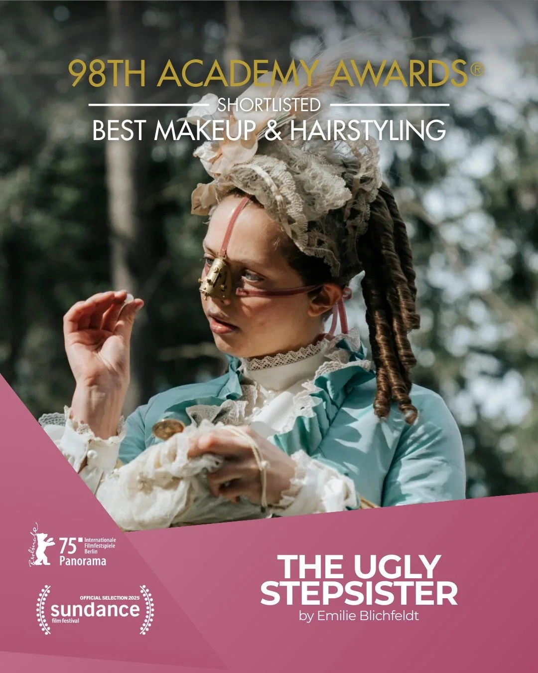 Emilie Blichfeldt's THE UGLY STEPSISTER is shortlisted for Best Makeup &amp; Hairstyling at the 98th Academy Awards&reg;! 🪱

Huge congratulations to the team! 🔥

@denstyggestesosteren @merfilm @sundanceorg @berlinale @shudder @independentfilmco @la