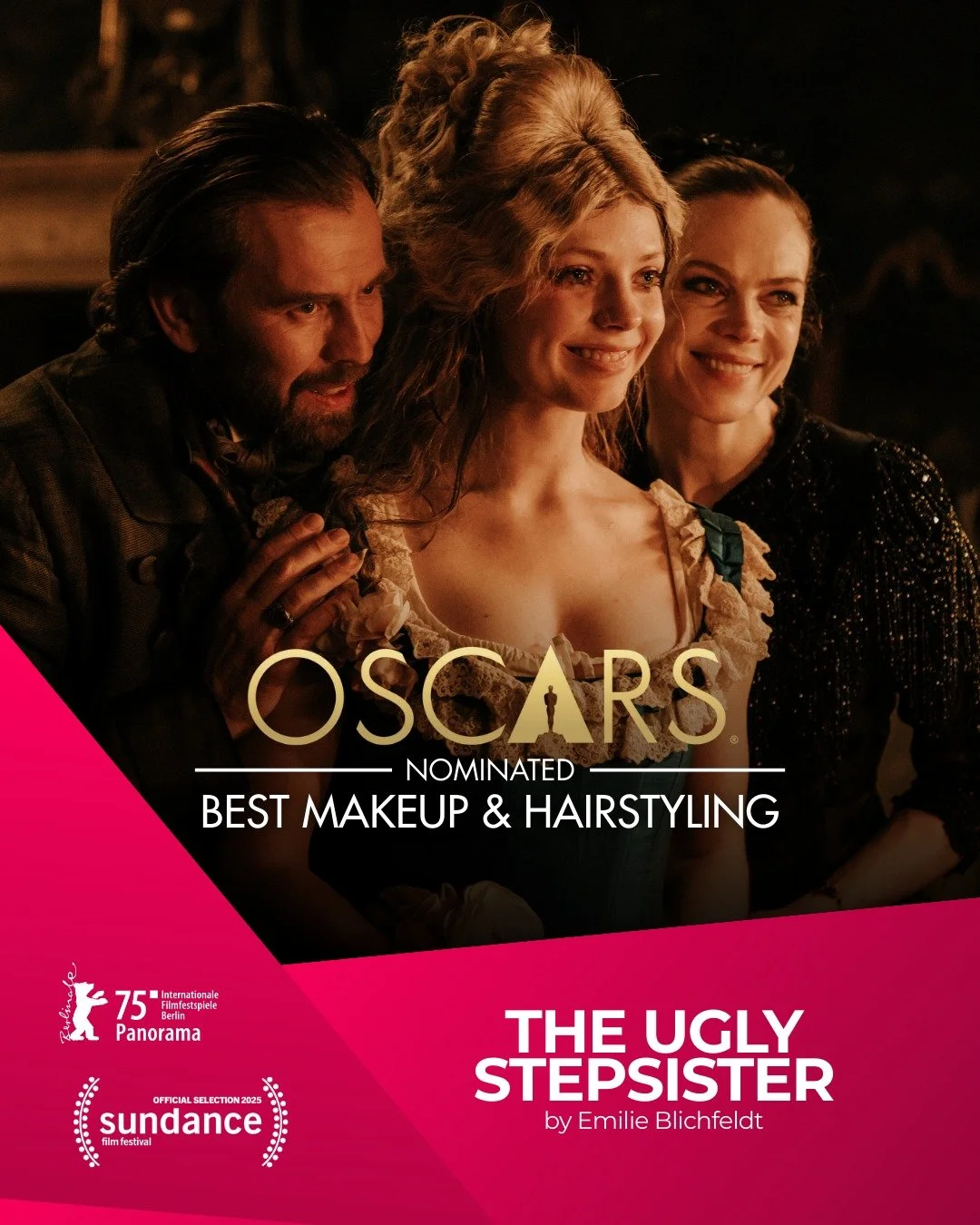 Emilie Blichfeldt's THE UGLY STEPSISTER is nominated at the Academy Awards&reg; for Best Makeup &amp; Hairstyling! 🔥

Massive congratulations to @annecathri and @thomas_foldberg_studio !

@denstyggestesosteren @sundanceorg @berlinale @shudder @indep