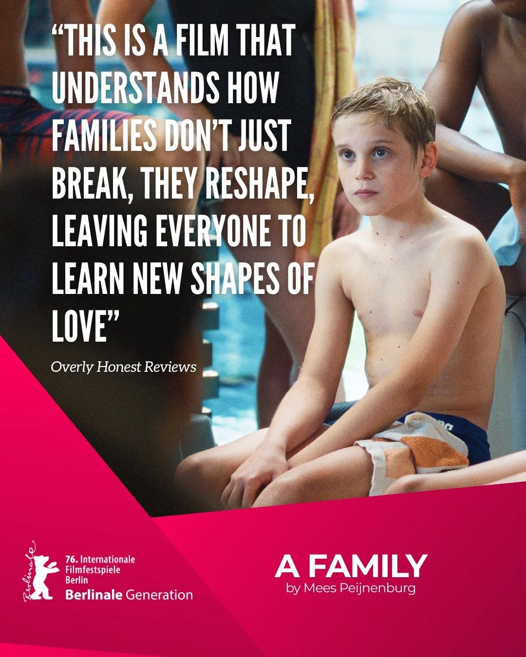 Rave reviews for Mees Peijnenburg's A FAMILY! 👏

SCREENDAILY:
&ldquo;The film further confirms Peijnenburg&rsquo;s keen eye for body language and read-between-the-line details&rdquo;
&ldquo;Vogels and Holsheimer, neither of them newcomers despite th