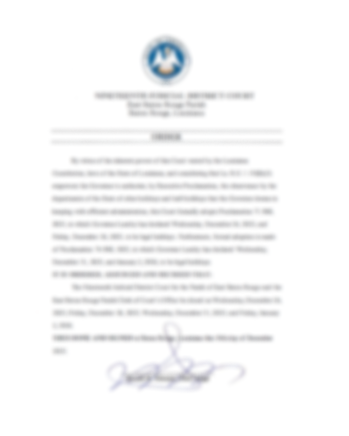 Court Closure Notice: December 26, 2025 & January 2, 2026