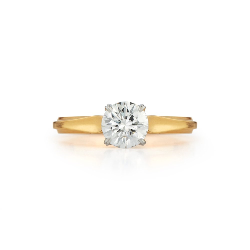 Wildflower collection. Delicate, elegant, artistic, original, beautiful, balanced, handcrafted, unique, diamond engagement rings from master fine jeweler Tim of TW McClelland TWM. Gold and platinum.