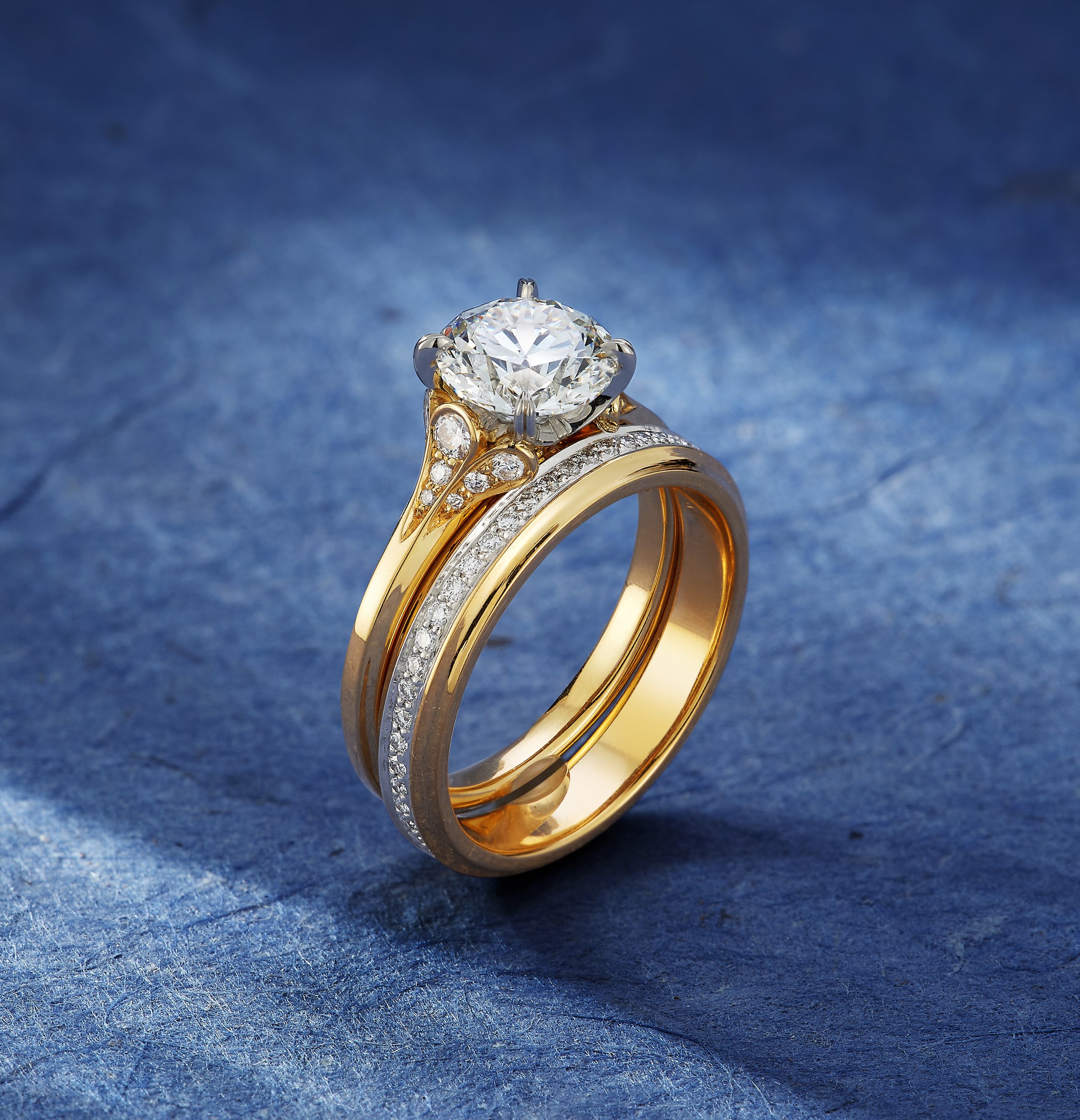 McClelland Diamond Bloom Embrace Unique Handmade Engagement Ring.jpg.jpg