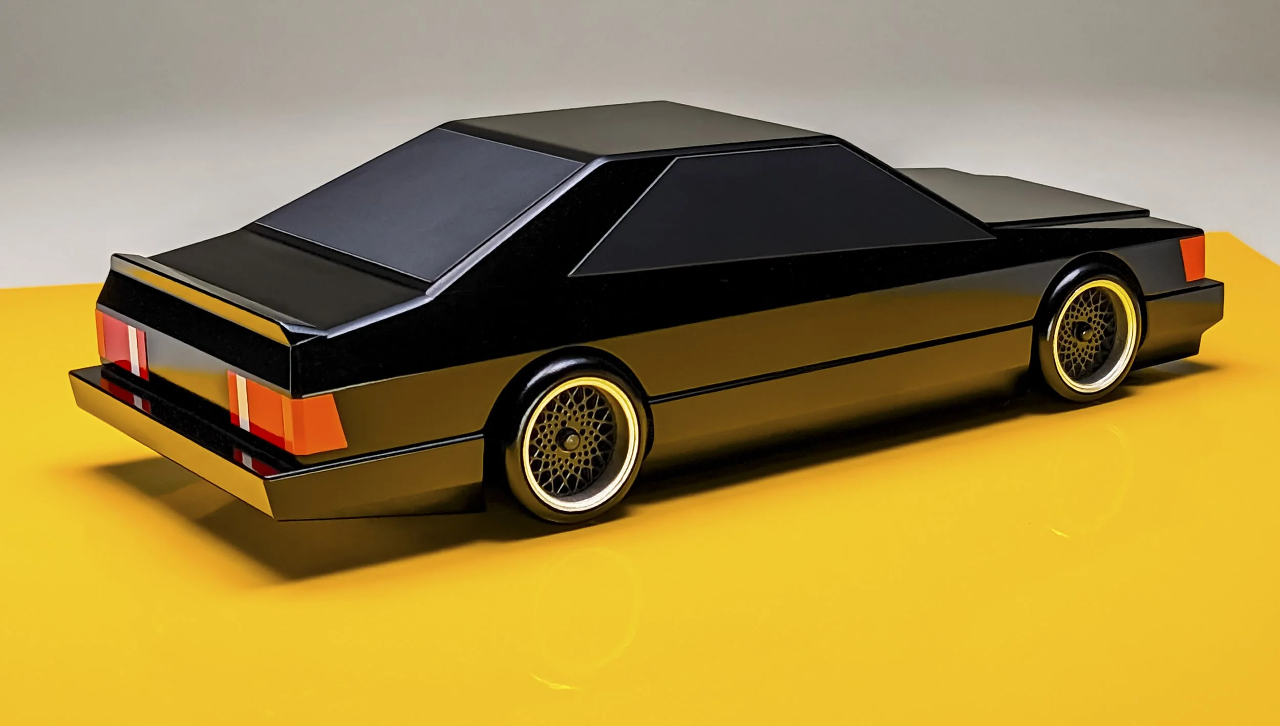 AMG 380SEC Co-Hog sculptural interpretation - rear view