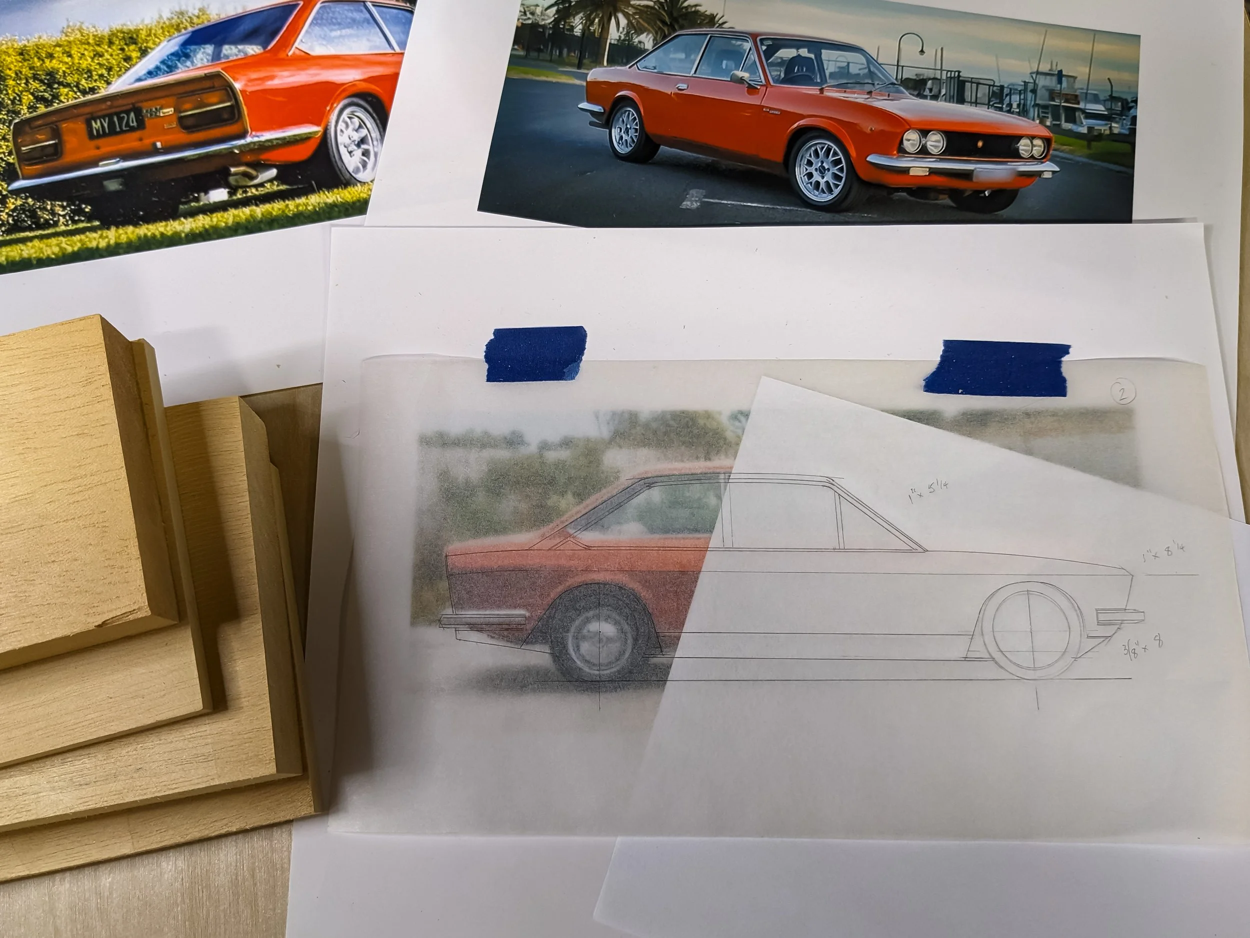 Fiat 124 Sport Coupe prototype image