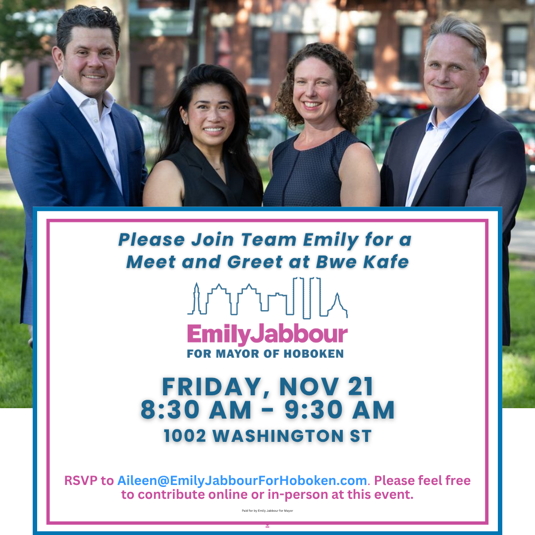 Join Team Emily for a Meet &amp; Greet at Bwe Kafe