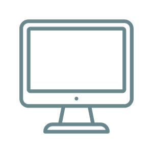 Icon of a computer monitor