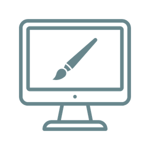 Icon of a computer monitor