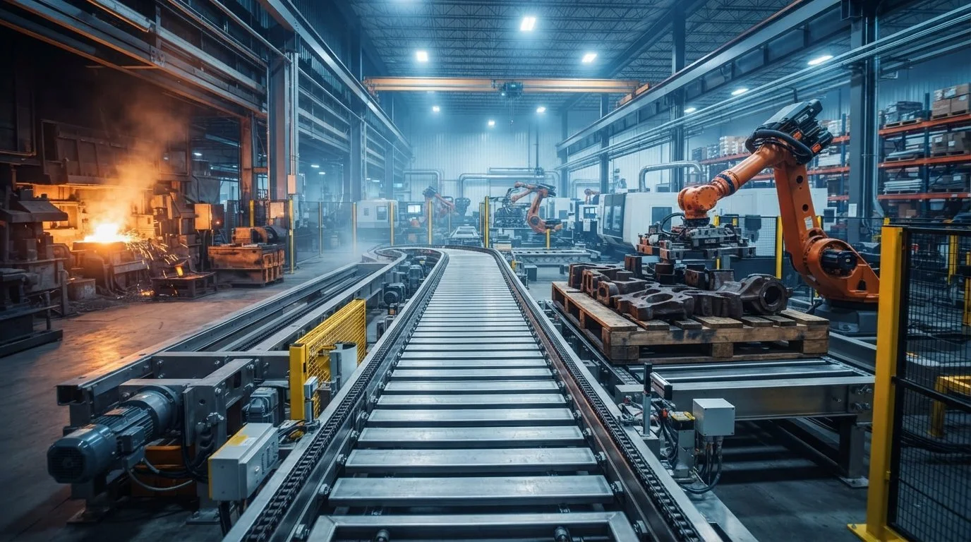 Slat Conveyor Systems: The 2026 Guide to Heavy-Duty Material Handling Integration