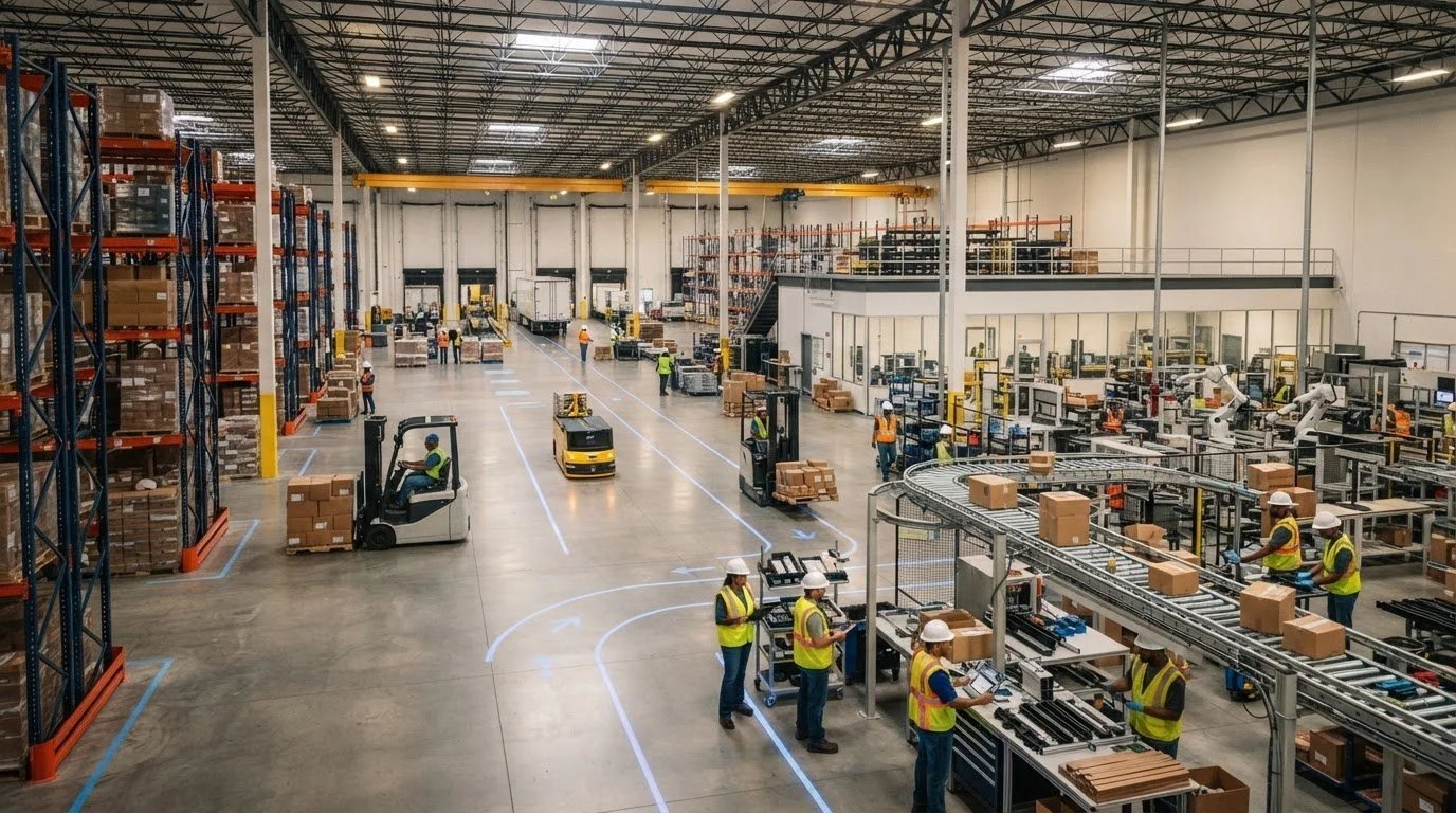 Material handling process optimization for better supply chain flow