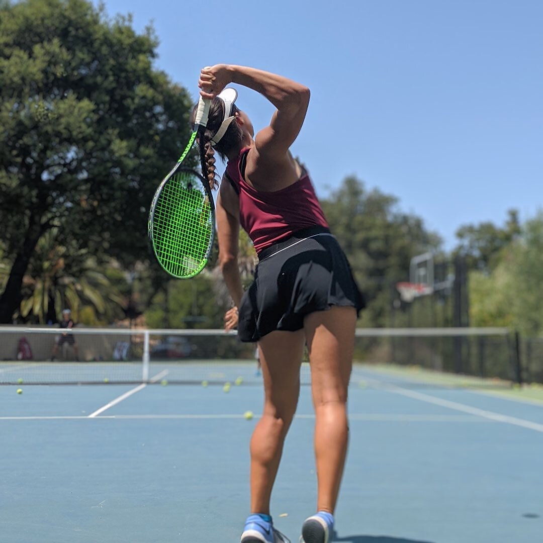 Tennis was my first love and it&rsquo;s nice to see my daughter perfecting her serve. I have to admit it&rsquo;s better than mine now! #tennisfamily