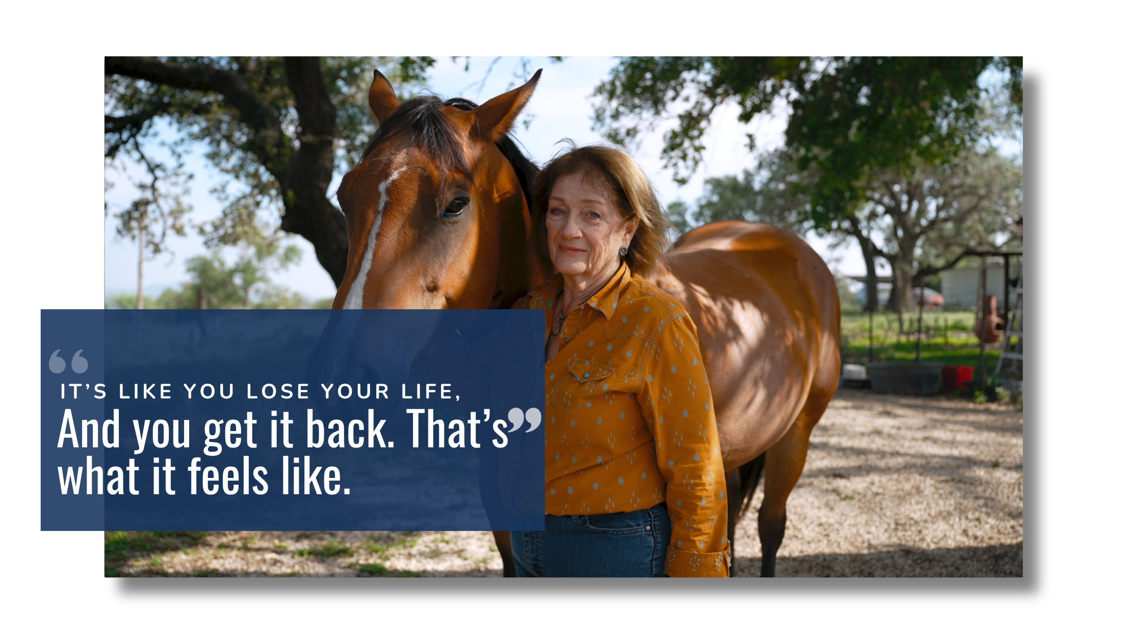 From One Step at a Time to Back in the Barn: Her Knee Replacement Journey