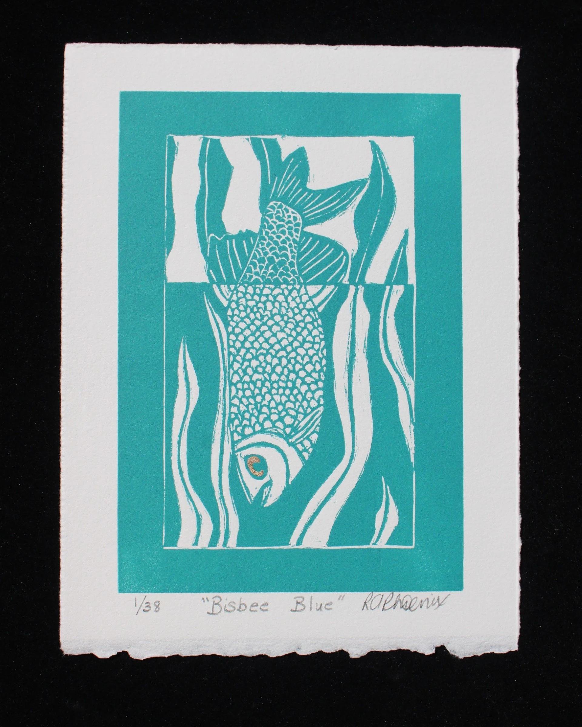 "Bisbee Blue"
Collaboration with my daughter (SarahNoorPhoenix.com) who sketched the image.
Fits a standard 6 x 8 frame