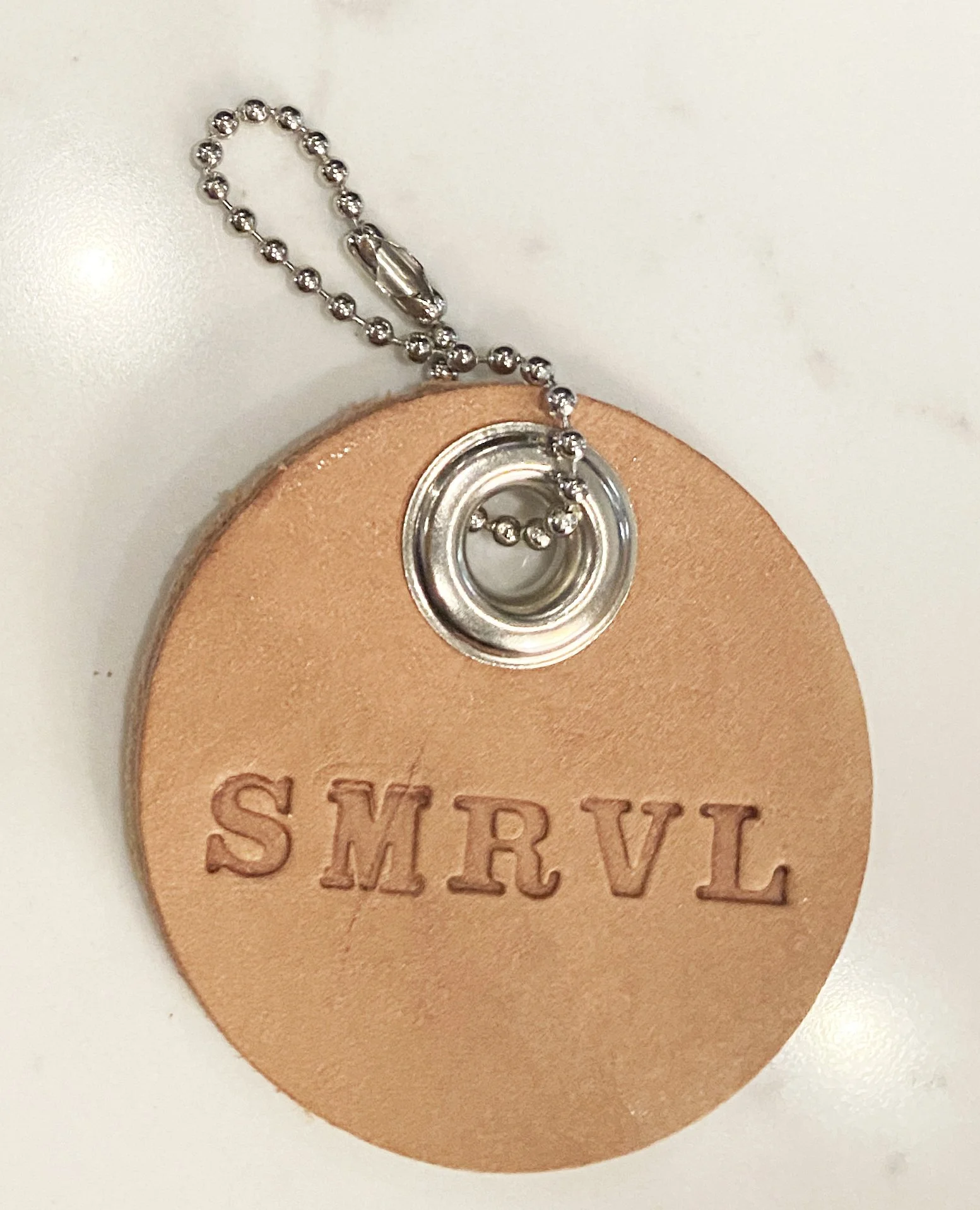 Handmade Leather Keychain — Somerville Museum