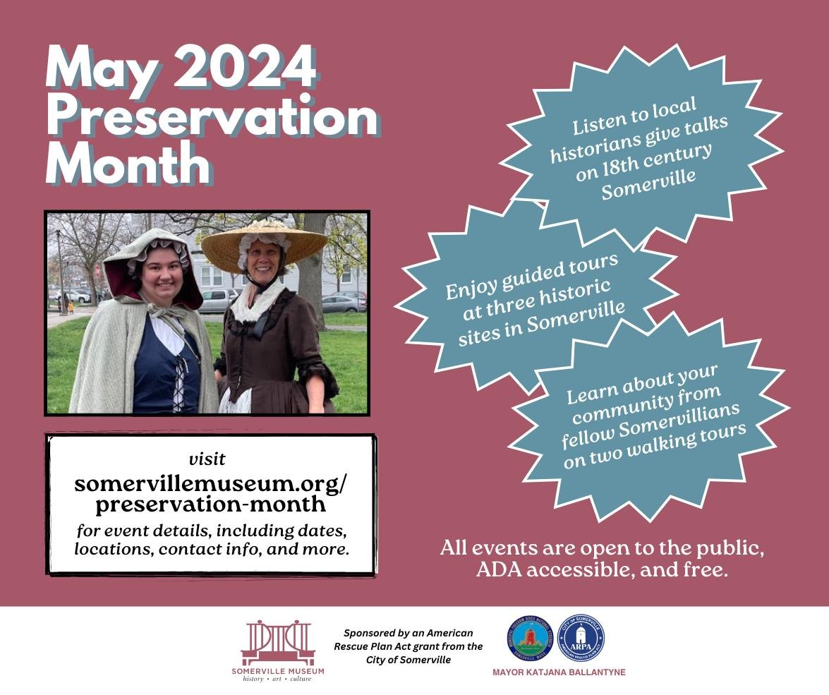 Less than one week till Preservation Month kicks off on Thursday, May 2! This year, we are excited to host two special lectures and two neighborhood walks in addition to the launch of our 2024 Docent Program. The annual Docent Program offers the comm