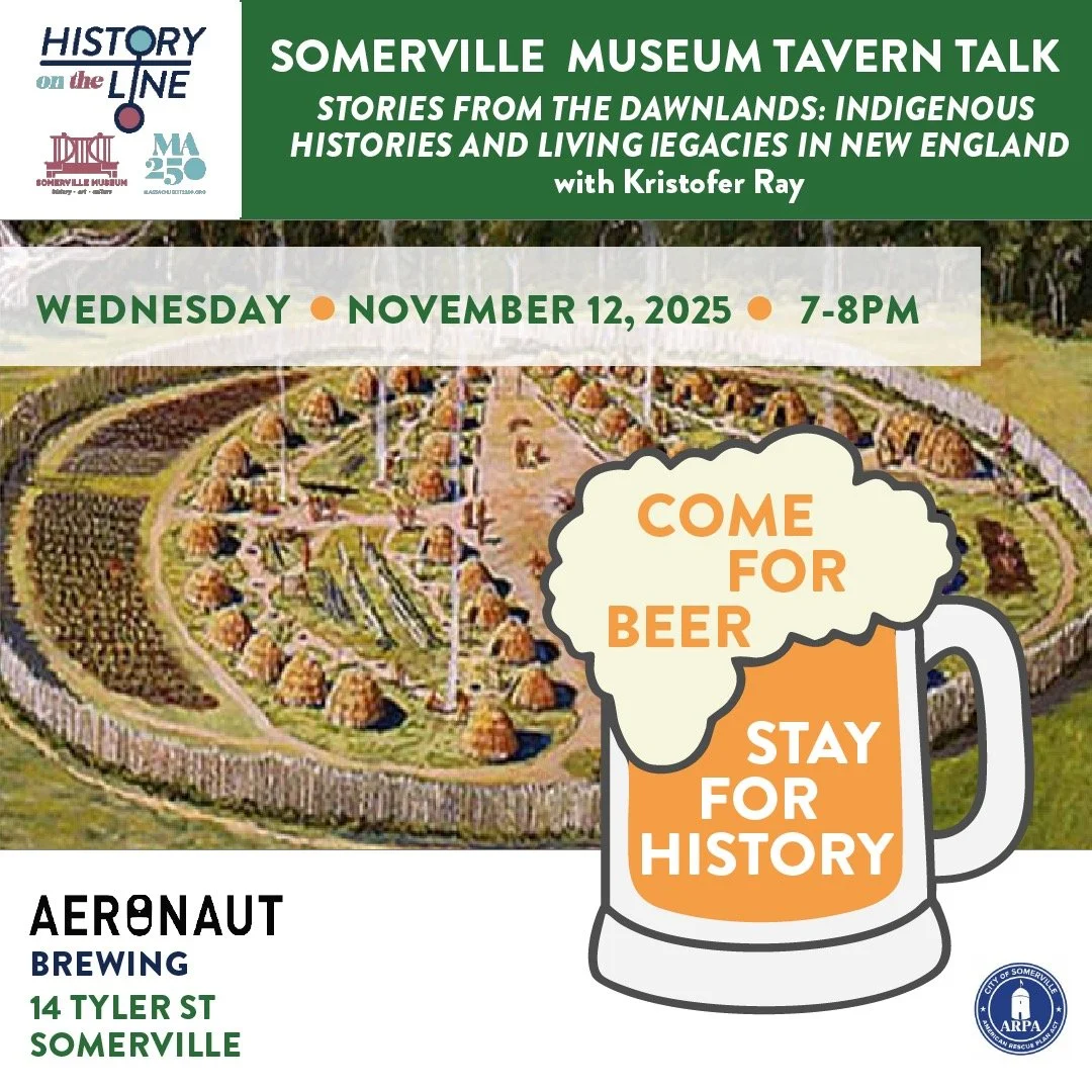 Next in our Tavern Talk series at Aeronaut Brewery: &ldquo;Stories from the Dawnlands: Indigenous Histories and Living Legacies in New England
Nov 12 from 7pm to 8pm EST
with Kristopher Ray
Did you know New England was once known as The Dawnlands?
Th