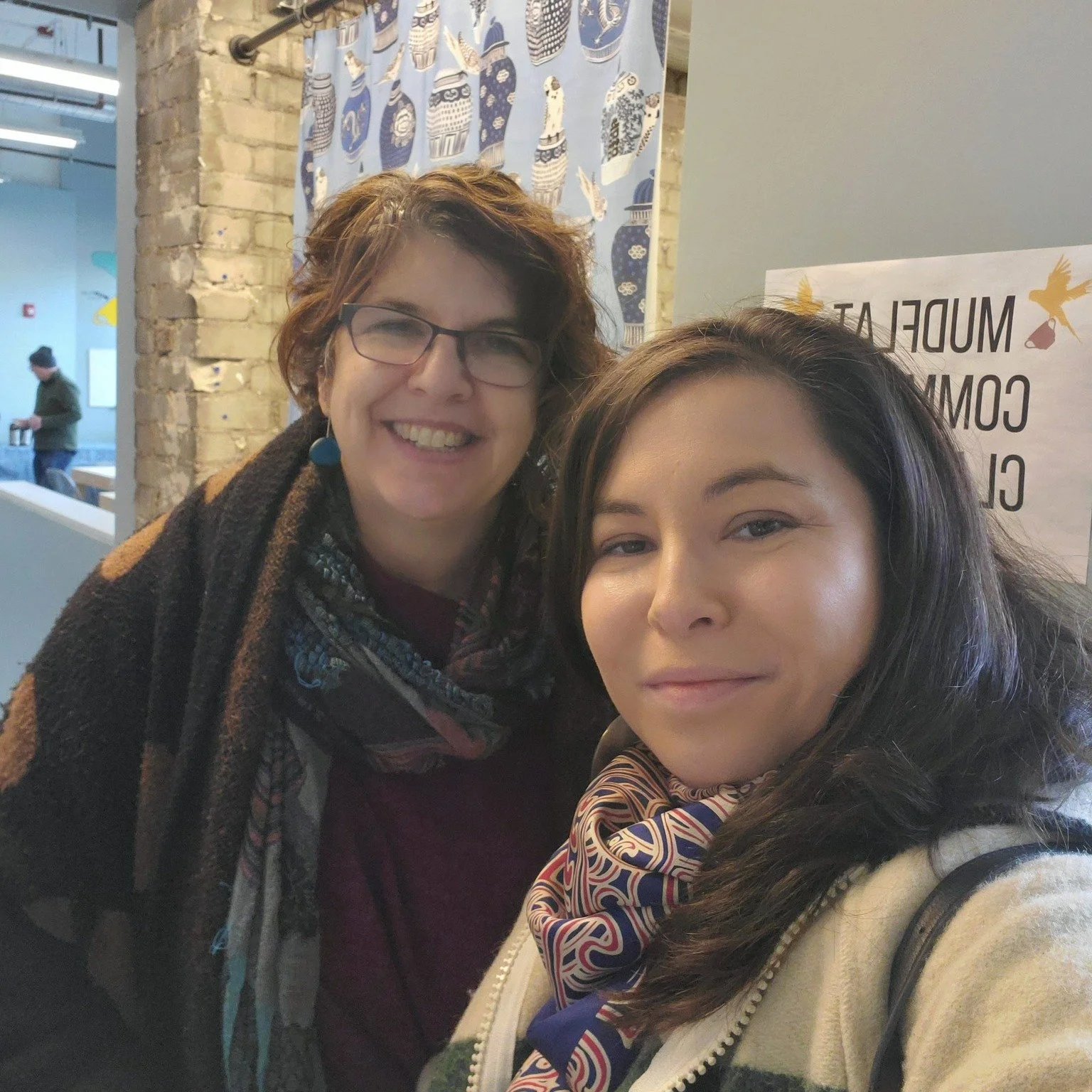 The Somerville Museum was happy to attend the Somerville CAN Annual Holiday Membership Gathering at Mudflat Studio. Thank you for the invitation and for hosting such a welcoming morning. We especially enjoyed the interesting icebreakers, which made i