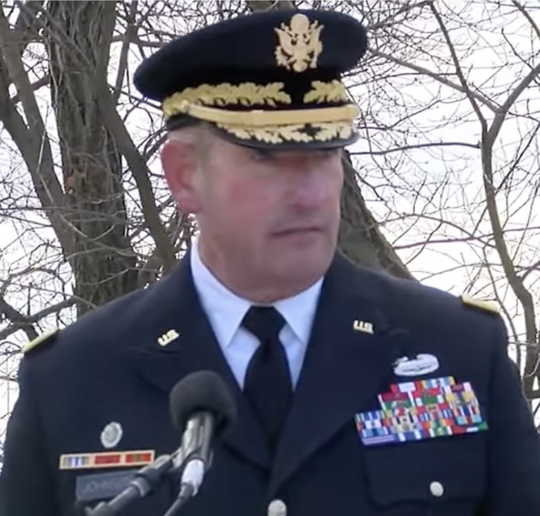 Somerville born MG Richard Johnson inspires at First Flag