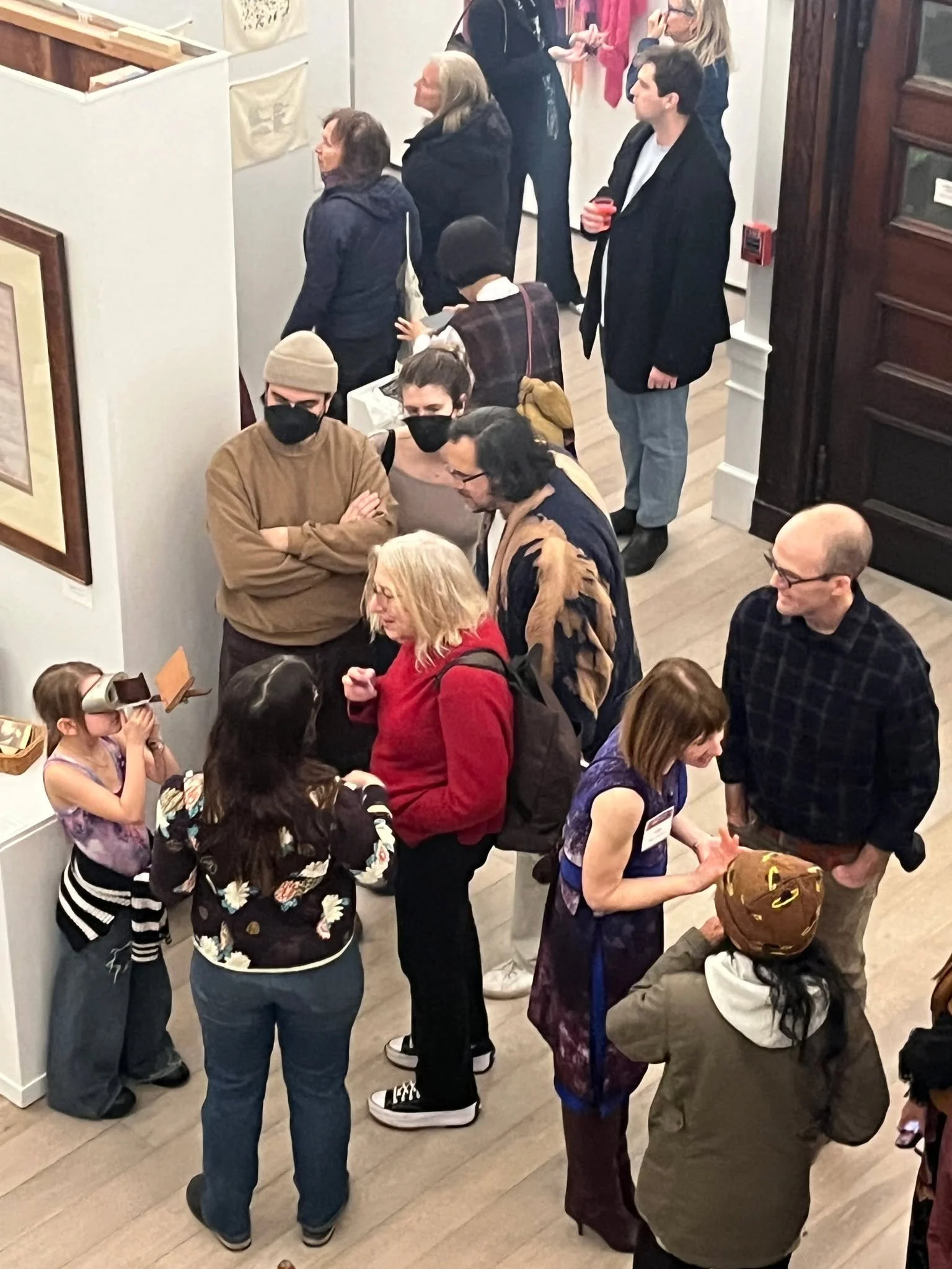 Had an amazing time at the opening of "Crafting the Mind" Thursday evening. This exhibit is full of riches. Thank you to all the artists, curators, Danielle Krcmar and Rachel May and our sponsors: the National Alliance for Mental Illness an