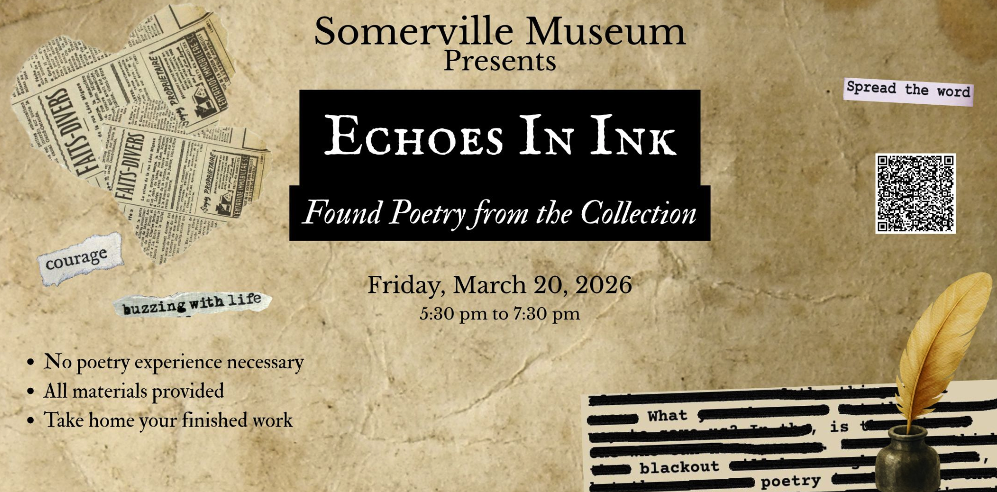 Echoes in Ink: Found Poetry from the Collection