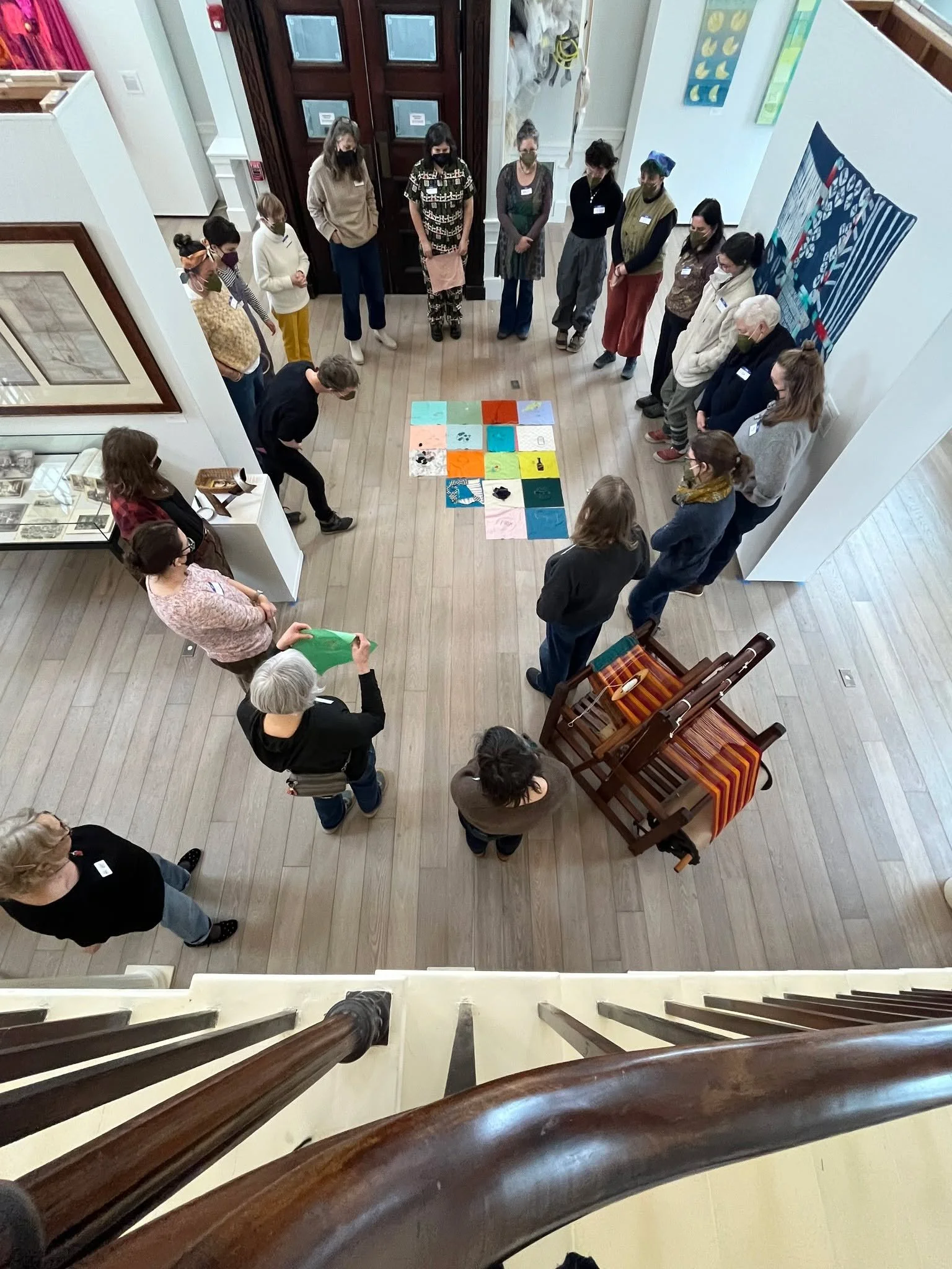 What an amazing Crafting Care: Community Quilt Workshop with Lauren Leone last Saturday!  Everyone's authenticity and artistry came through as participants shared their memories and visions of care through their creations. Thank you @_lauren_leone_ !