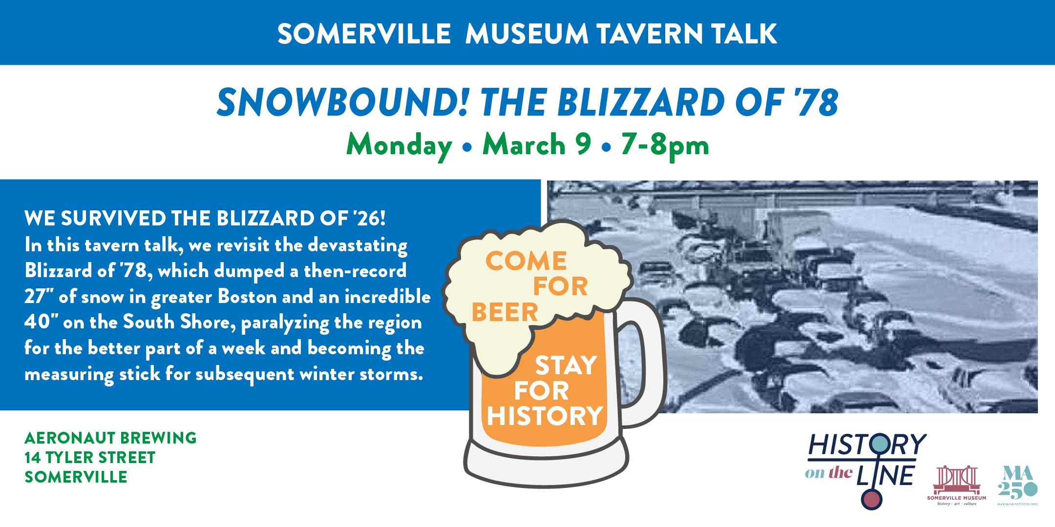 Tavern Talk: Snowbound! The Blizzard of '78