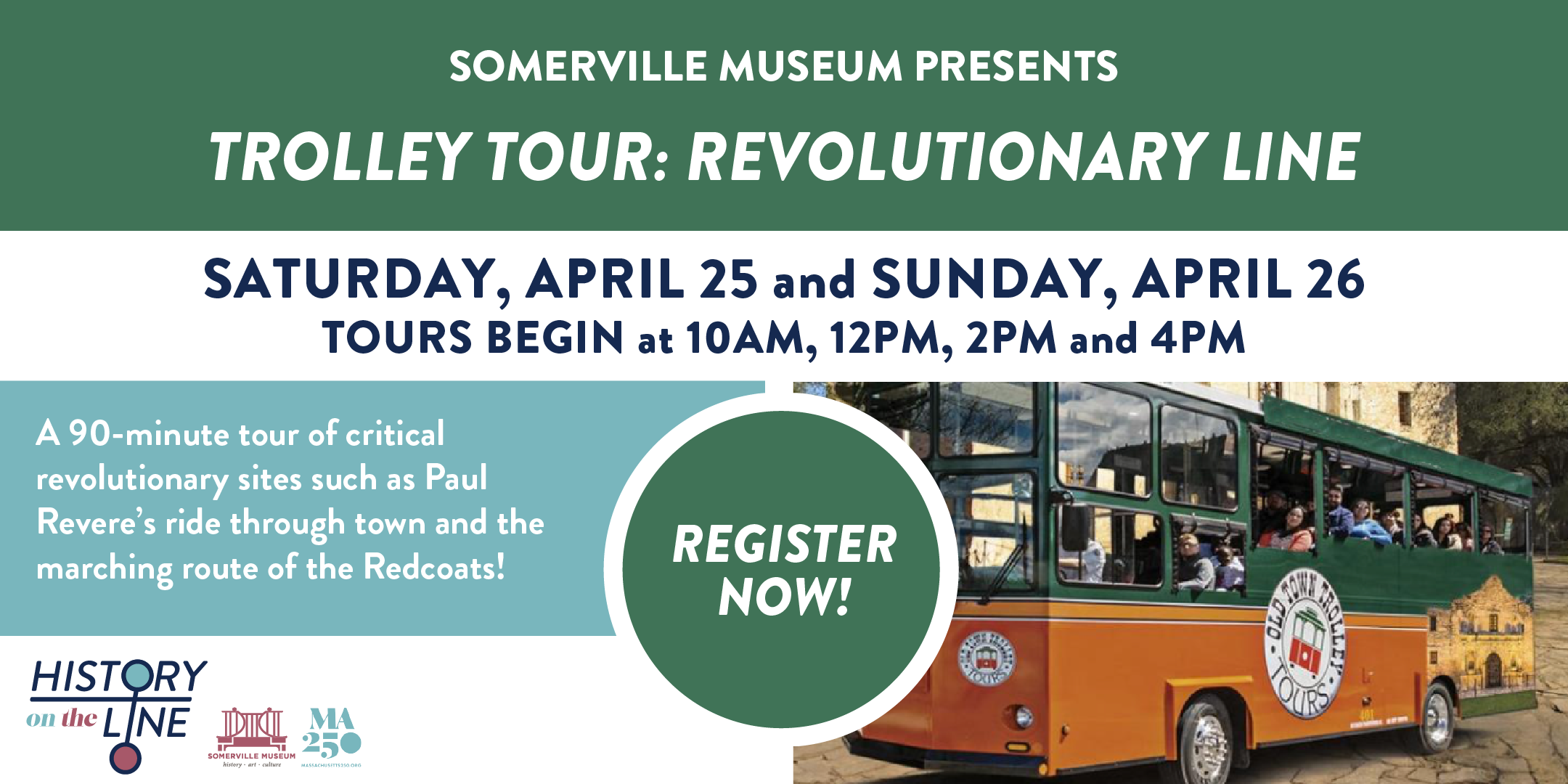 Revolutionary Line Trolley Tours