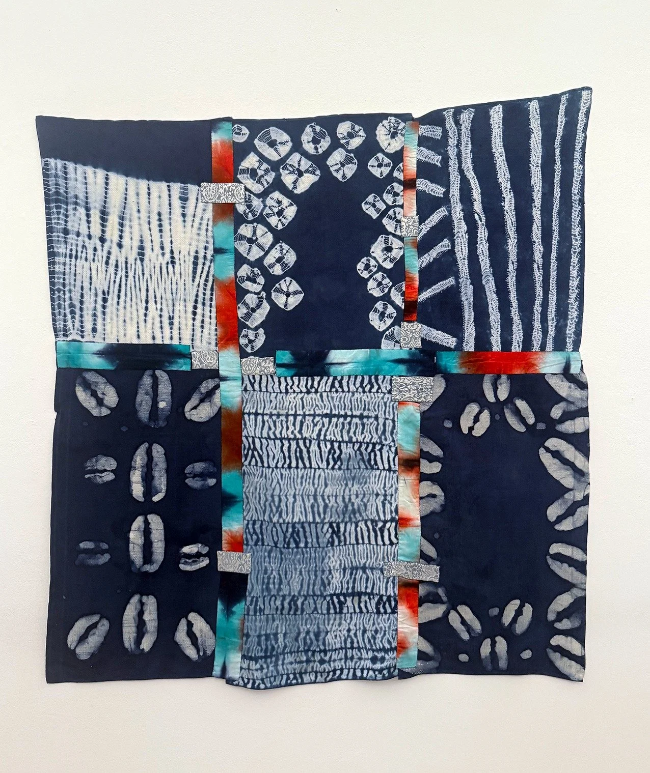 #artistspotlight If&eacute; Franklin @ifearts_

In the first image, using six of her grandmother&rsquo;s tea towels and the West African indigo technique &agrave;d&igrave;rẹ, artist If&eacute; Franklin transforms everyday objects into a tribute to me