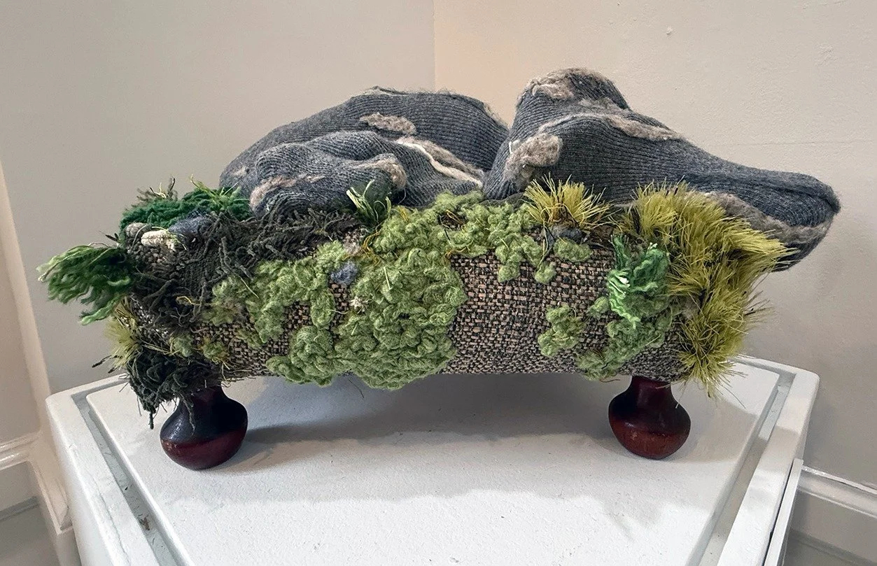 #ArtistSpotlight

#ArtistSpotlights. Danielle Krcmar  @daniellekrcmar  transforms reclaimed textiles into soft, stone-like forms, bridging geological time with the fleeting life of everyday materials and holding tension between endurance and disposab