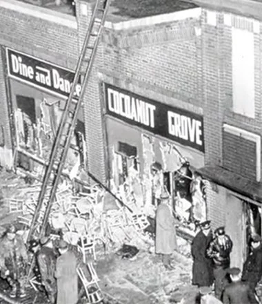 Join us for our next Tavern Talk with fan-favorite speaker Dan Breen!

Panic on Piedmont Street: The Cocoanut Grove Disaster of 1942
Monday, May 11 at 7:00 PM
Aeronaut Brewing Company

In this gripping Tavern Talk, Dan Breen will revisit one of the m