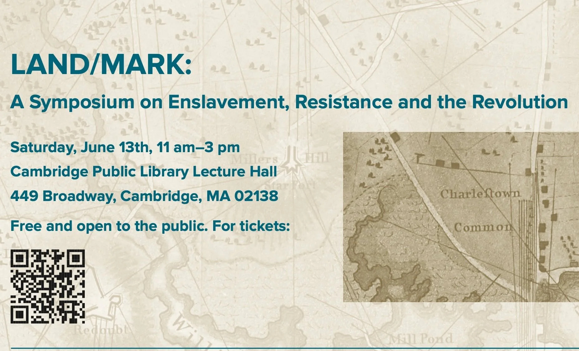 On Saturday, June 13th, explore the story of Mark, Phillis and Phebe, three enslaved people punished in 1755 for fatally poisoning their enslaver, John Codman, in order to
break free from slavery. The case was so well known that 40 years later, Paul 