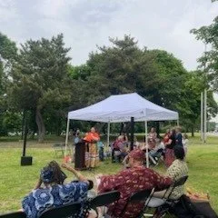Thank you to everyone who joined us for Blessing of the Bay: Three Voices, One Shore at Blessing of the Bay Park.

This year&rsquo;s program was not simply about sitting and listening to the history of the Mystic River. It was an interactive experien