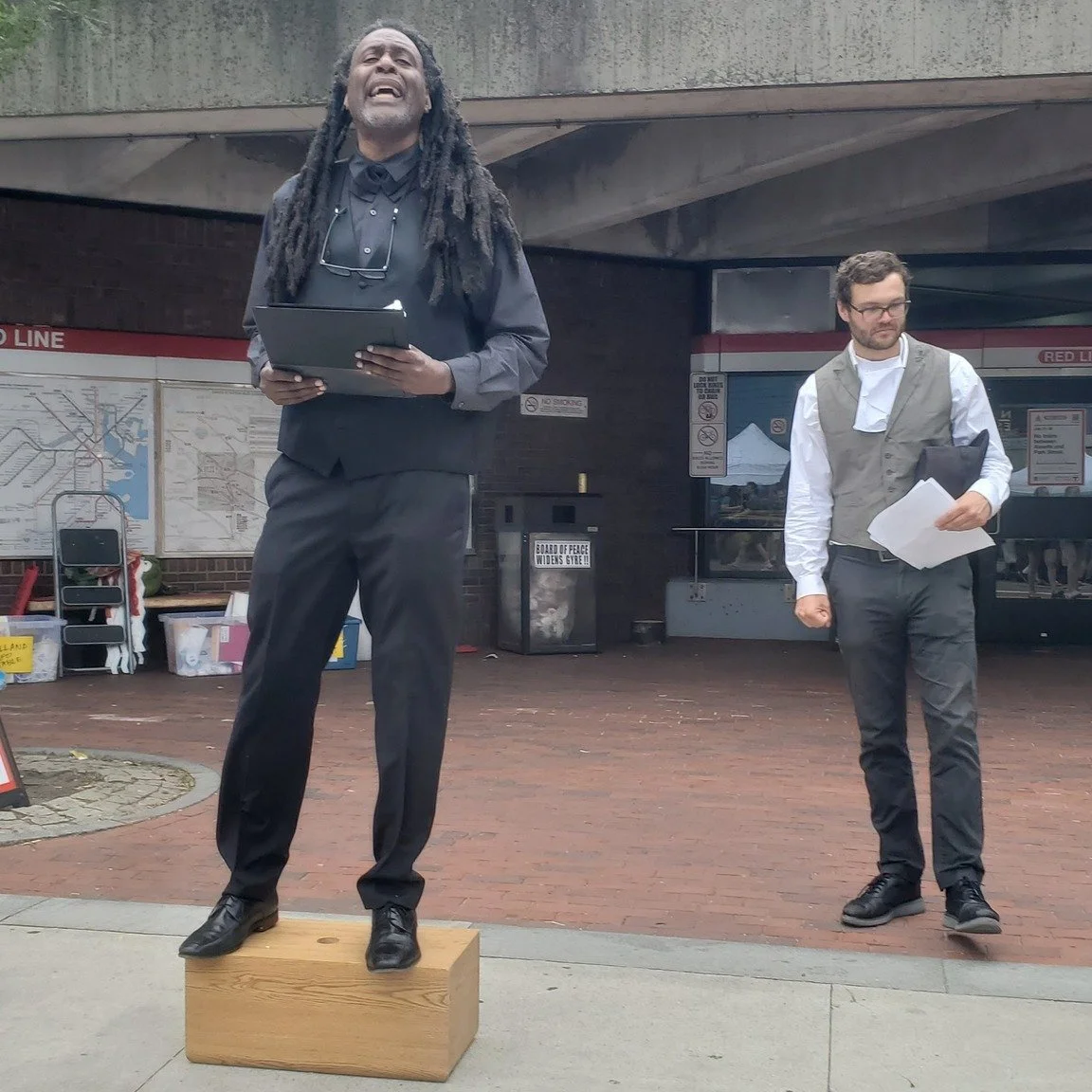 Despite the rain, ArtBeat 2026 was a fantastic day of history, performance, public art, and community conversation!

For this year&rsquo;s REVolution theme, the Somerville Museum temporarily &ldquo;redressed&rdquo; the familiar statues of Davis Squar
