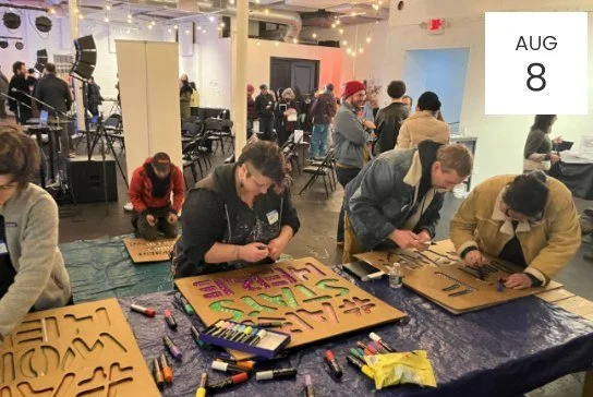 Be an ARTIVIST! 
Hands-On Arts-Advocacy Workshop

Saturday, August 8, 2026
10:00 AM &ndash; 12:00 PM

For all ages &mdash; families too! Come make your own advocacy postcards and campaign signs celebrating the value of arts in Somerville. You'll work