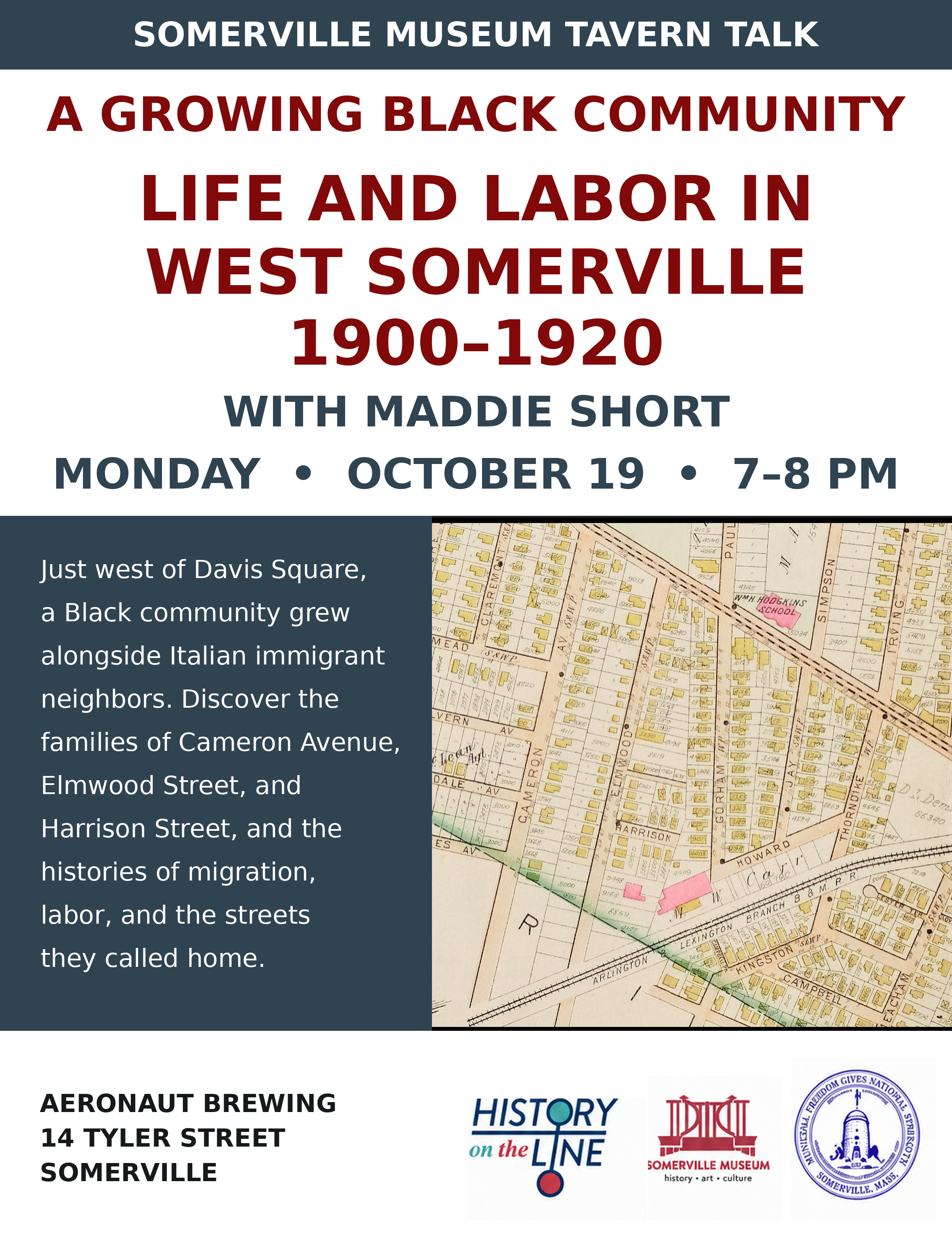 Tavern Talk: A Growing Black Community: Life and Labor in West Somerville, 1900-1920