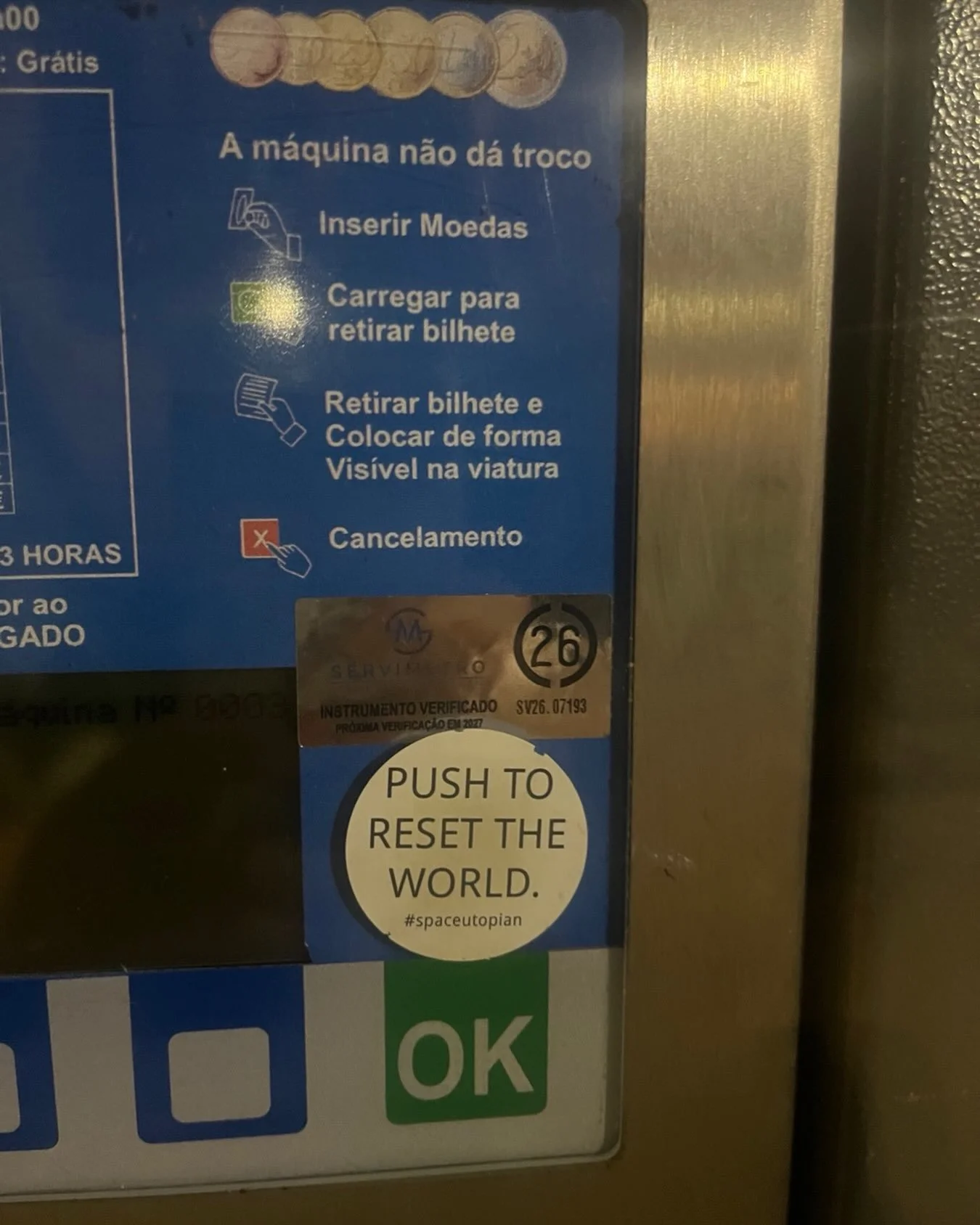 Greetings from Portugal! This sticker says it all!