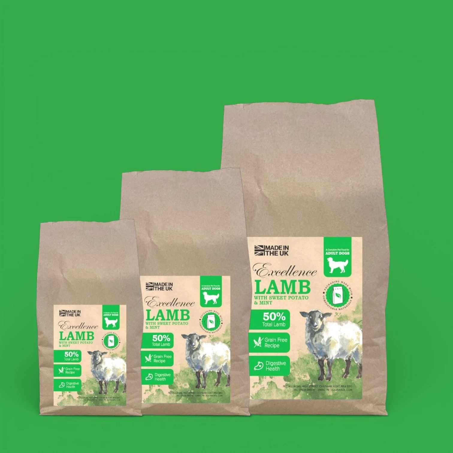 Hypo-allergenic Dog food with lamb